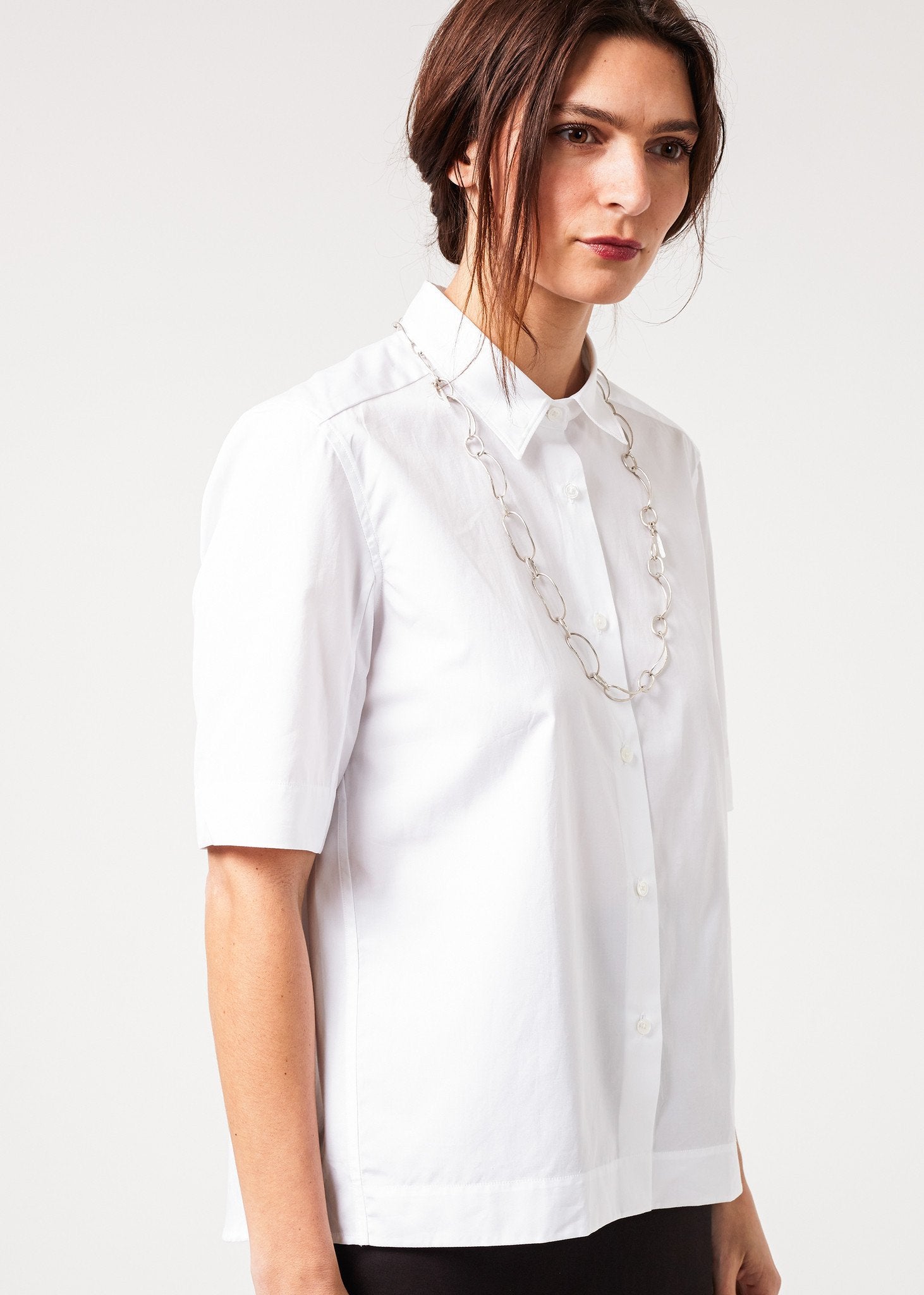 Lara Shirt in White|women's button-ups[option1]|[option2]|[option3] - hello