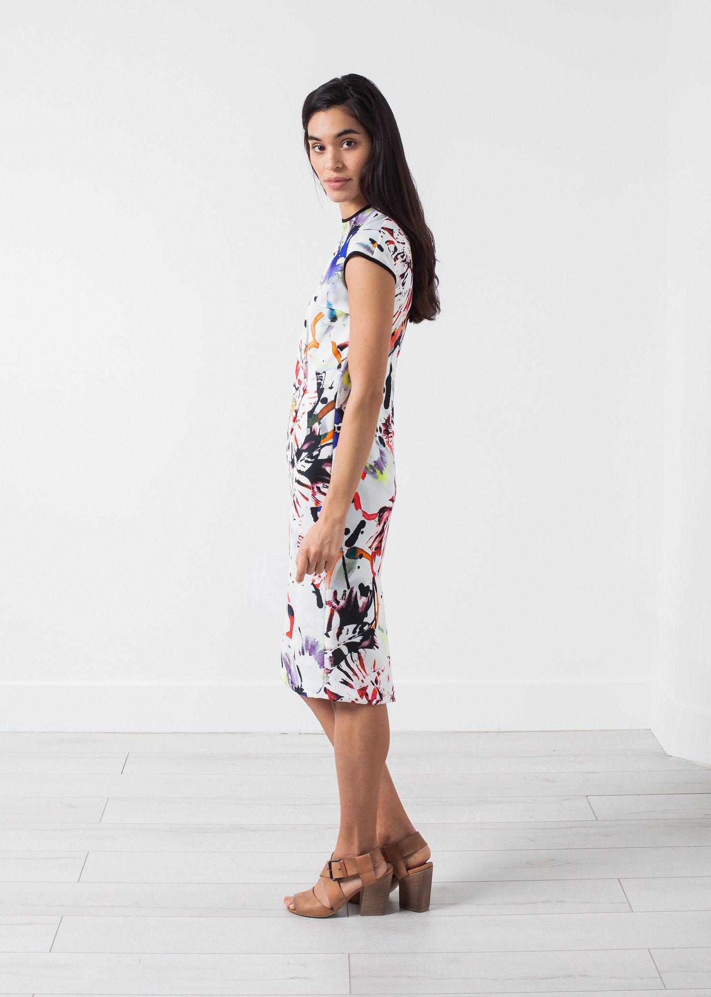 Dream Dress in Painted Floral|women's dresses[option1]|[option2]|[option3] - hello