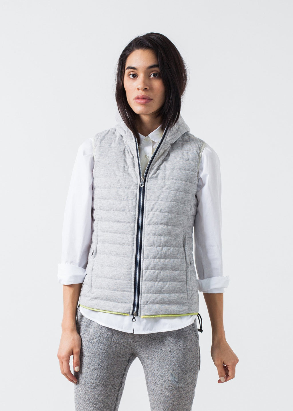 Primula Vest in Light Grey|Womens Outerwear[option1]|[option2]|[option3] - hello