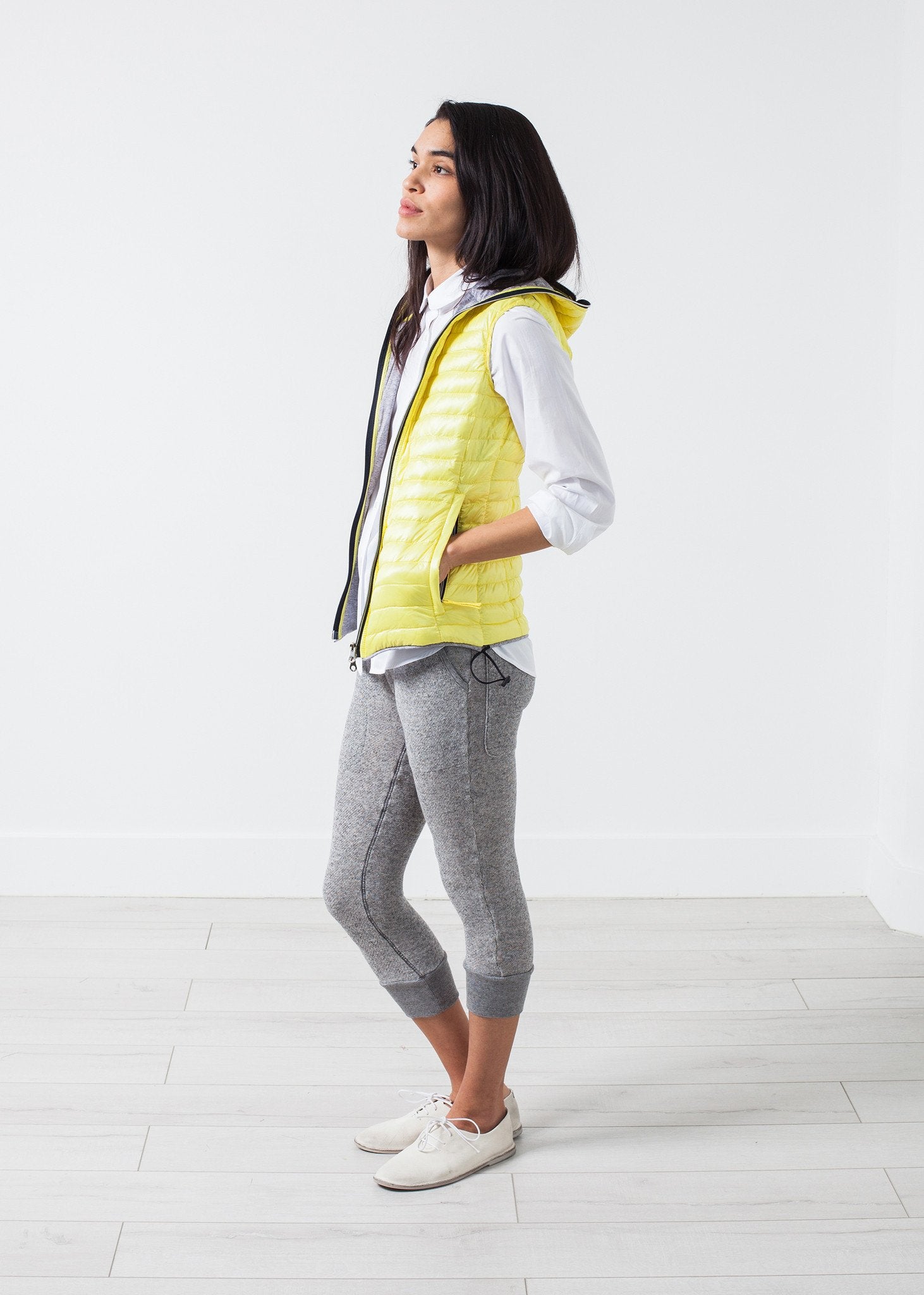 Primula Vest in Yellow|Womens Outerwear[option1]|[option2]|[option3] - hello