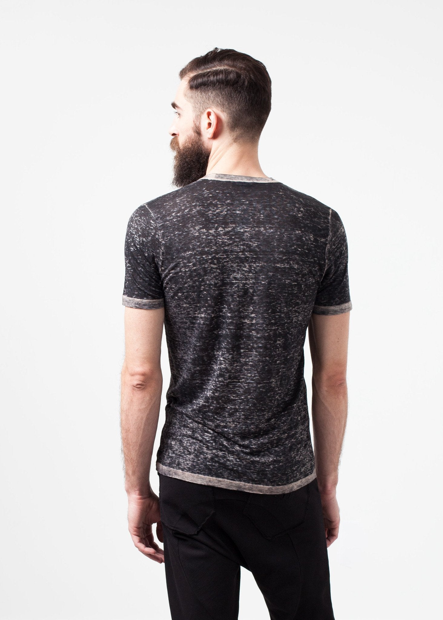 Linen T-shirt in Rope|men's t-shirts[option1]|[option2]|[option3] - hello