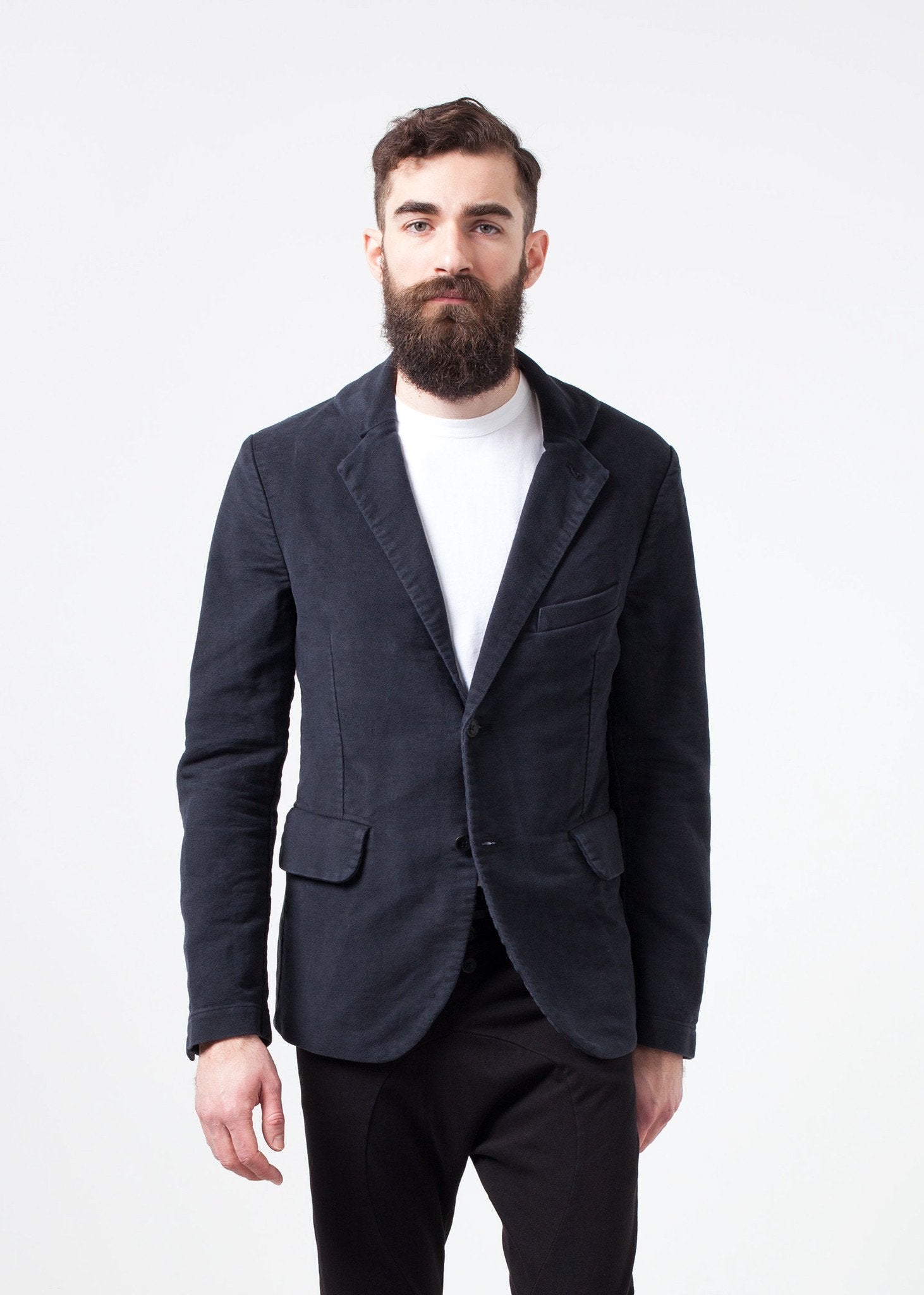 Zepo Brushed Cotton Blazer|men's coats & jackets[option1]|[option2]|[option3] - hello