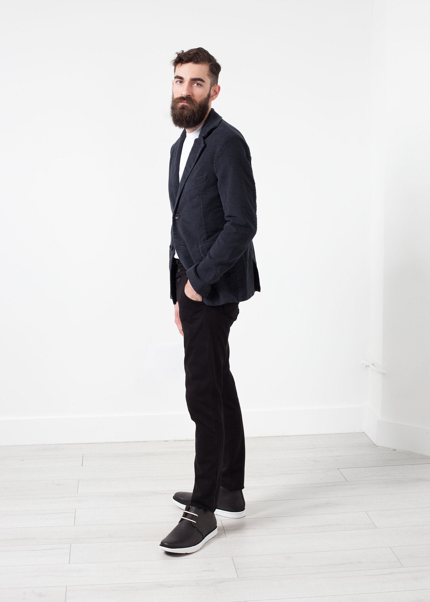 Zepo Brushed Cotton Blazer|men's coats & jackets[option1]|[option2]|[option3] - hello