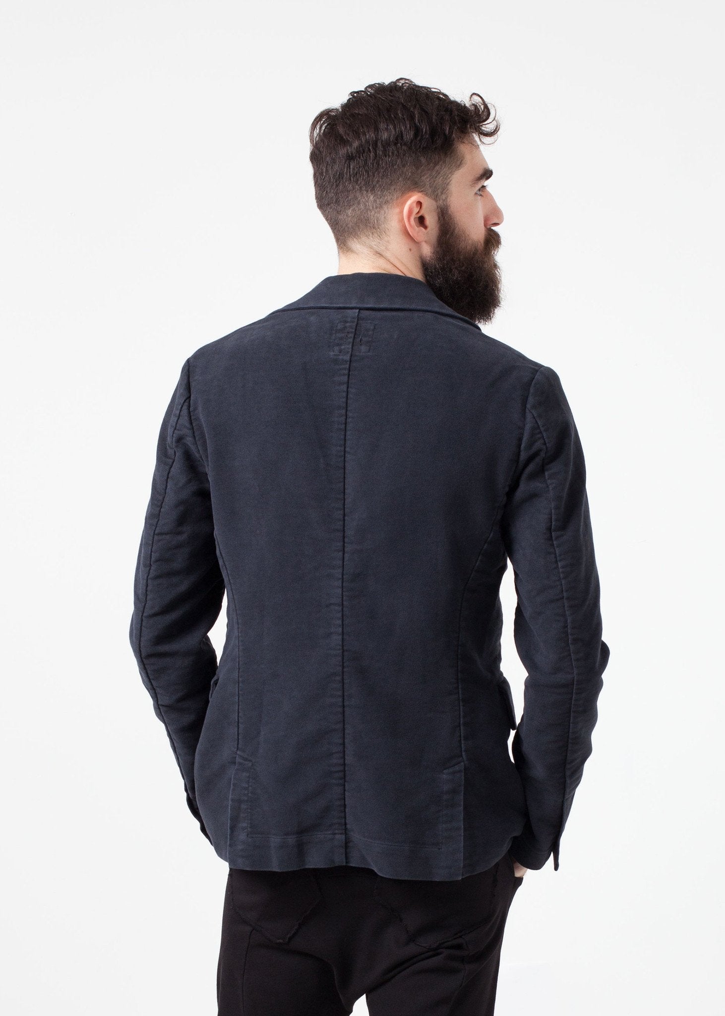 Zepo Brushed Cotton Blazer|men's coats & jackets[option1]|[option2]|[option3] - hello
