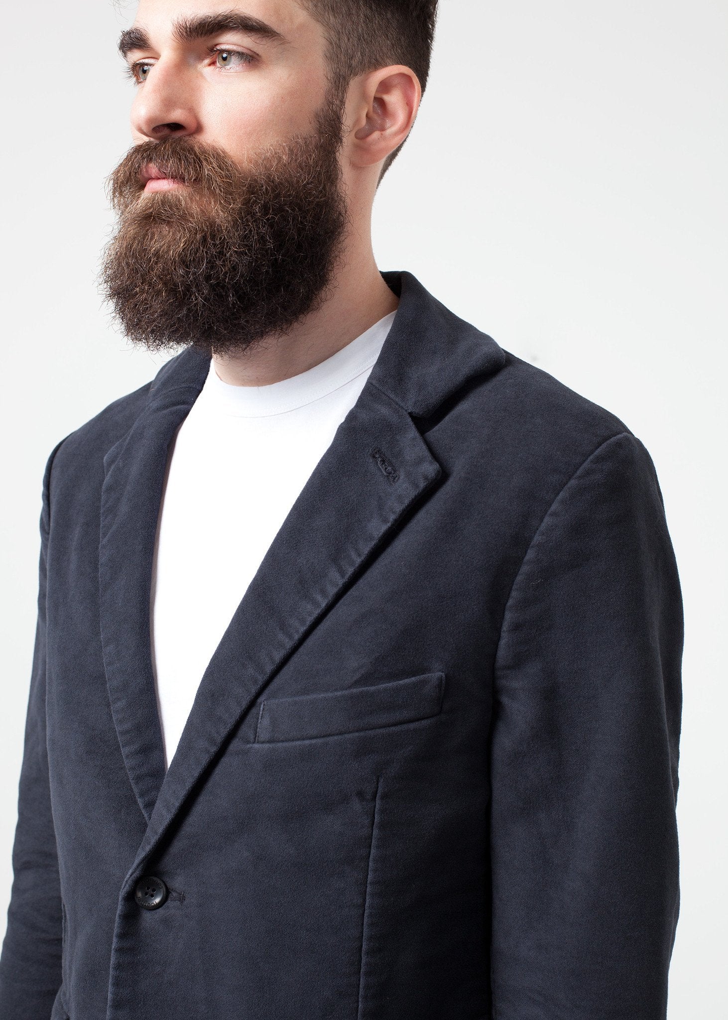 Zepo Brushed Cotton Blazer|men's coats & jackets[option1]|[option2]|[option3] - hello