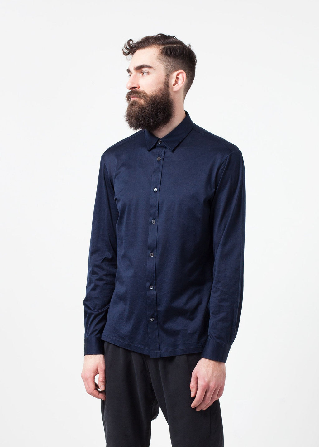 Scotland Button-Up in Navy|men's button-ups[option1]|[option2]|[option3] - hello