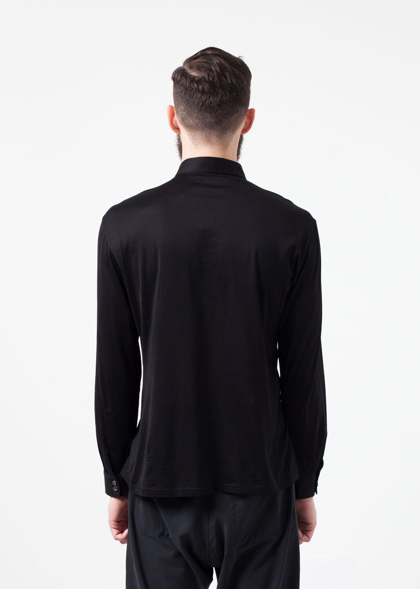 Scotland Button-Up in Black|men's button-ups[option1]|[option2]|[option3] - hello