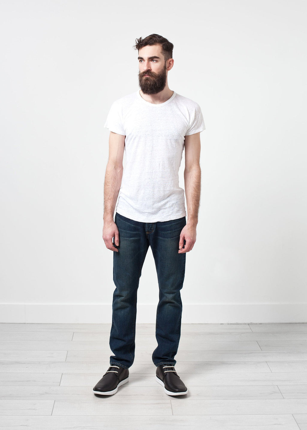 Comfort Tee in White Linen|men's t-shirts[option1]|[option2]|[option3] - hello