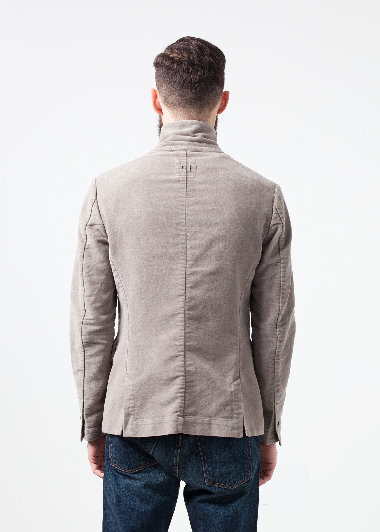 Zepo Brushed Cotton Blazer|men's coats & jackets[option1]|[option2]|[option3] - hello