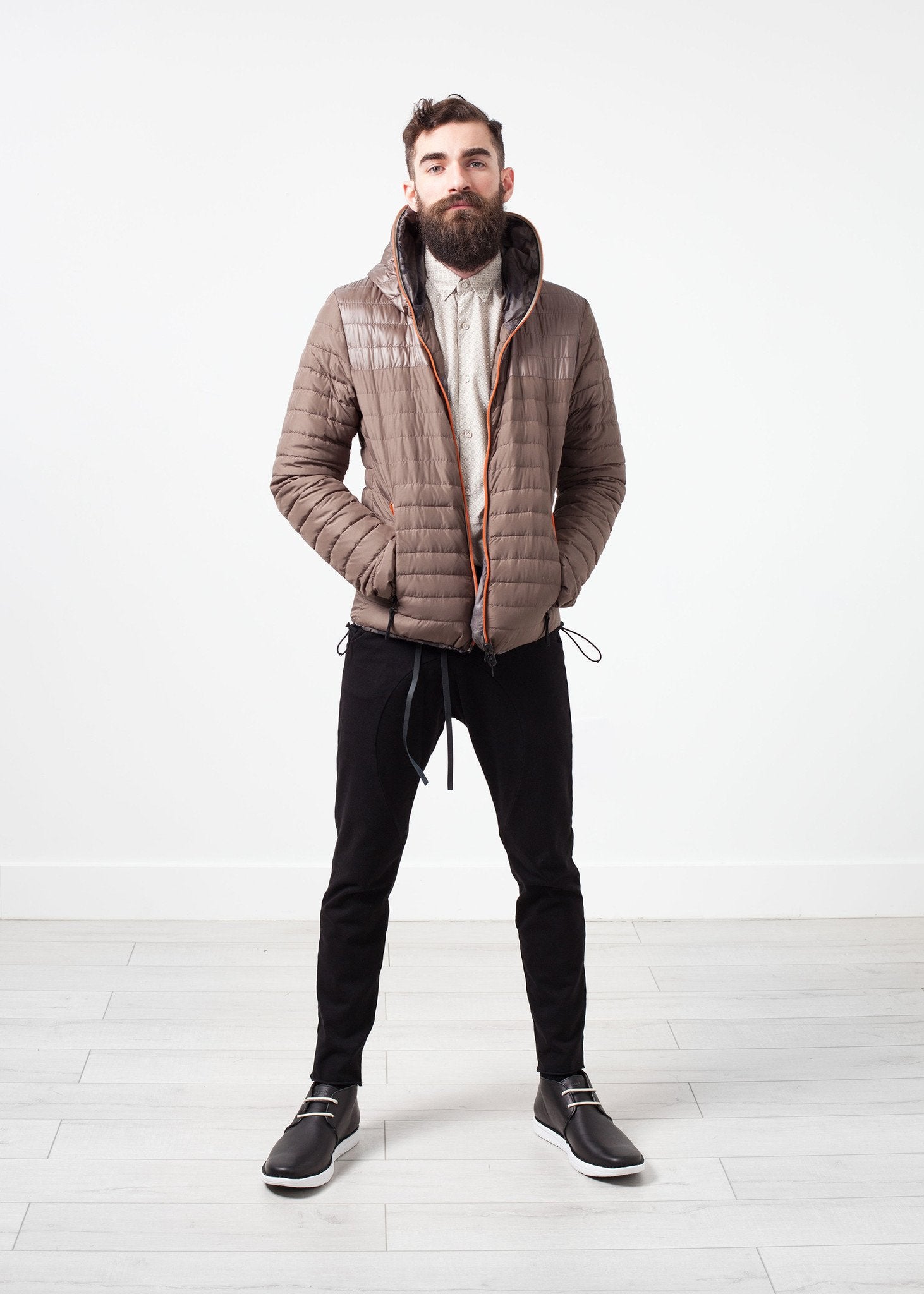 Peone Jacket in Khaki|men's coats & jackets[option1]|[option2]|[option3] - hello