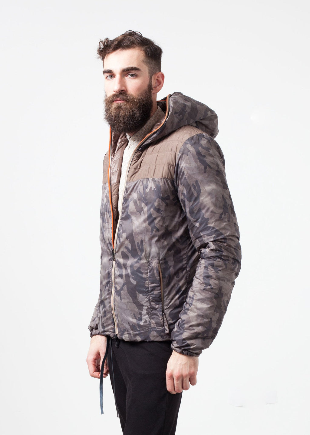 Peone Jacket in Khaki|men's coats & jackets[option1]|[option2]|[option3] - hello