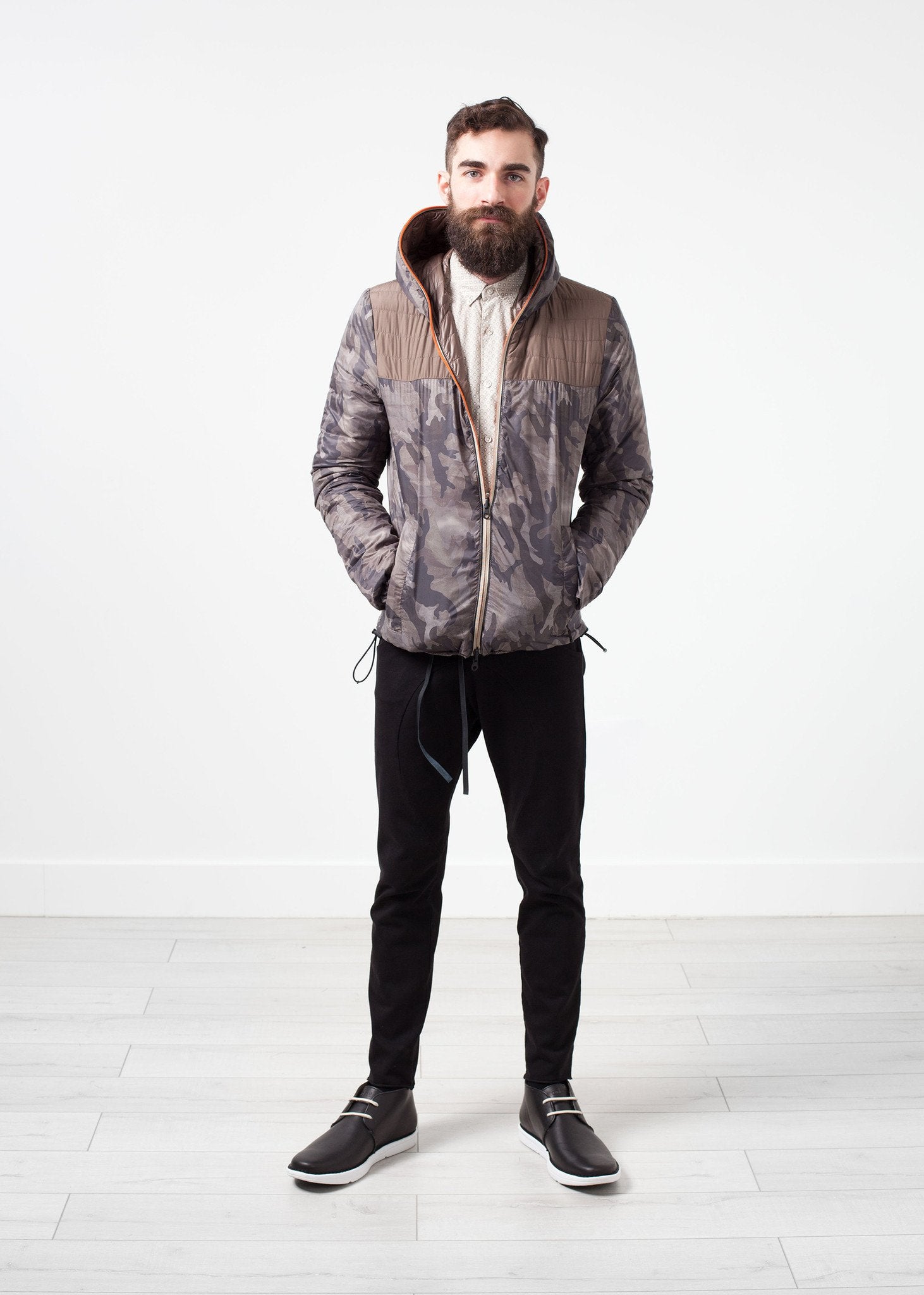 Peone Jacket in Khaki|men's coats & jackets[option1]|[option2]|[option3] - hello