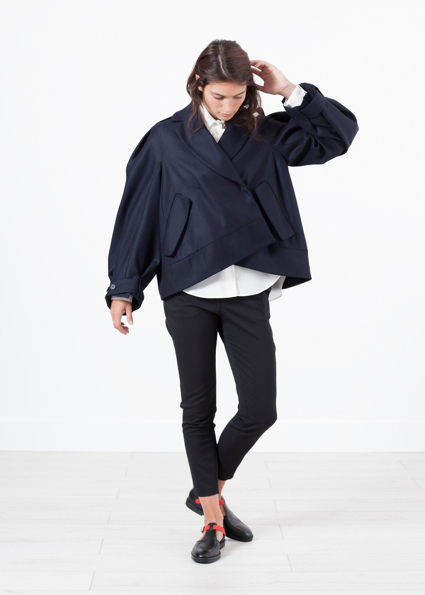 Wool Cocoon Jacket|women's coats & jackets[option1]|[option2]|[option3] - hello