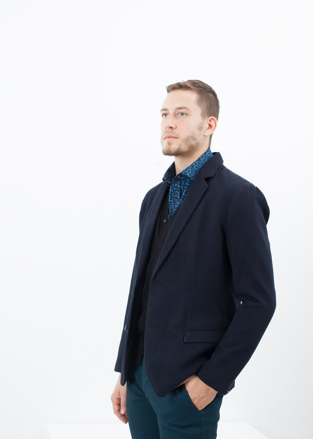 Sport Jacket in Blue|men's coats & jackets[option1]|[option2]|[option3] - hello