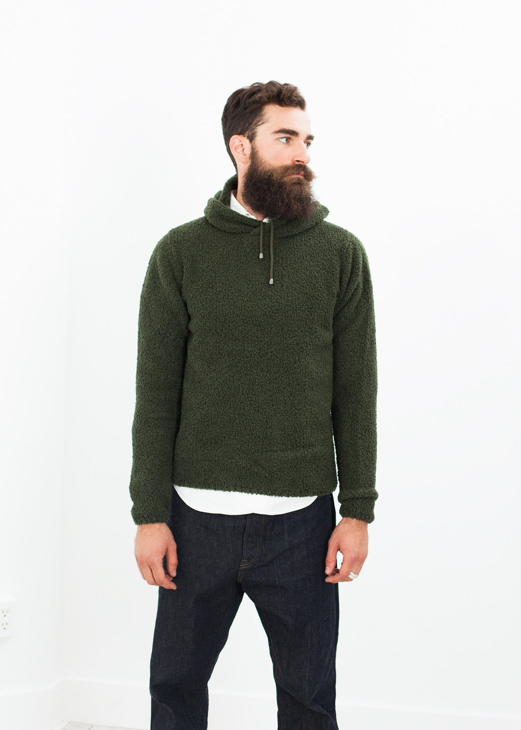 Grizzly Pullover in Greenfinch|men's knits[option1]|[option2]|[option3] - hello