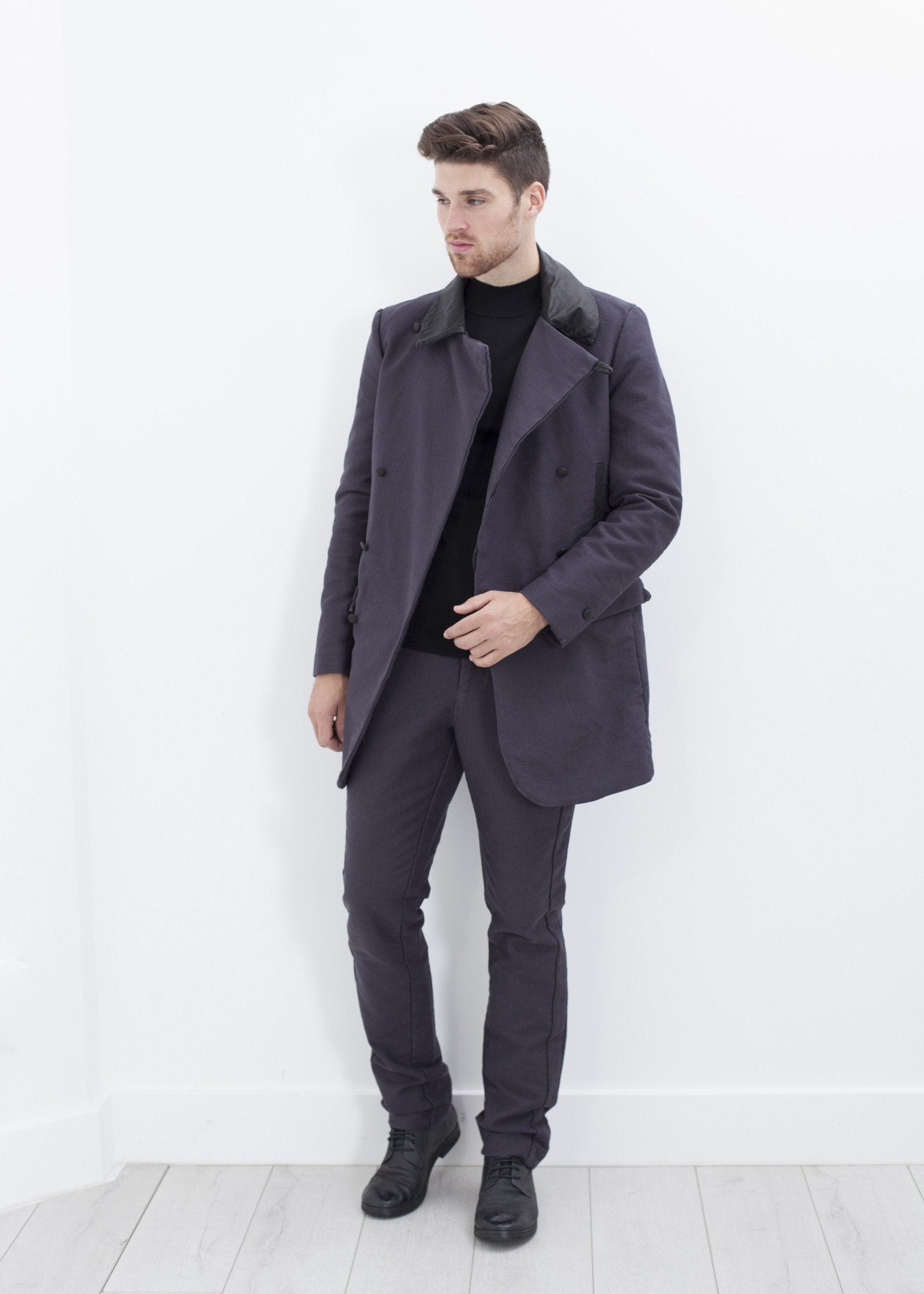 Taban Coat in Phantom|men's coats & jackets[option1]|[option2]|[option3] - hello