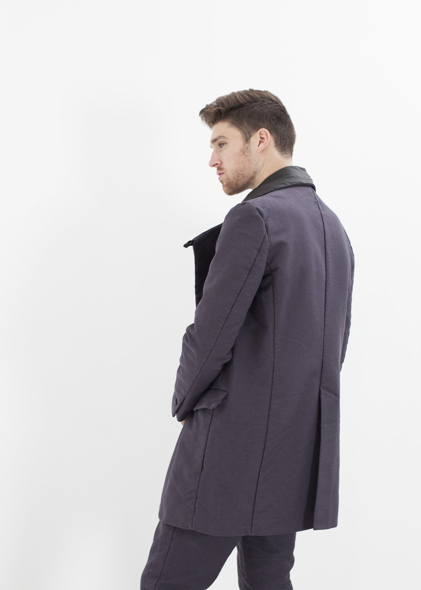 Taban Coat in Phantom|men's coats & jackets[option1]|[option2]|[option3] - hello