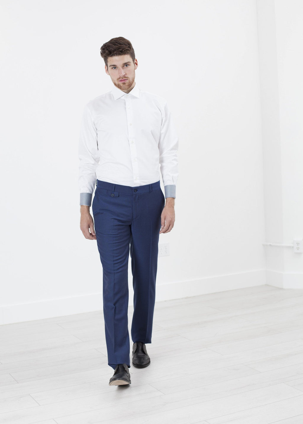 Sheridan Trouser in Blue|men's trousers[option1]|[option2]|[option3] - hello