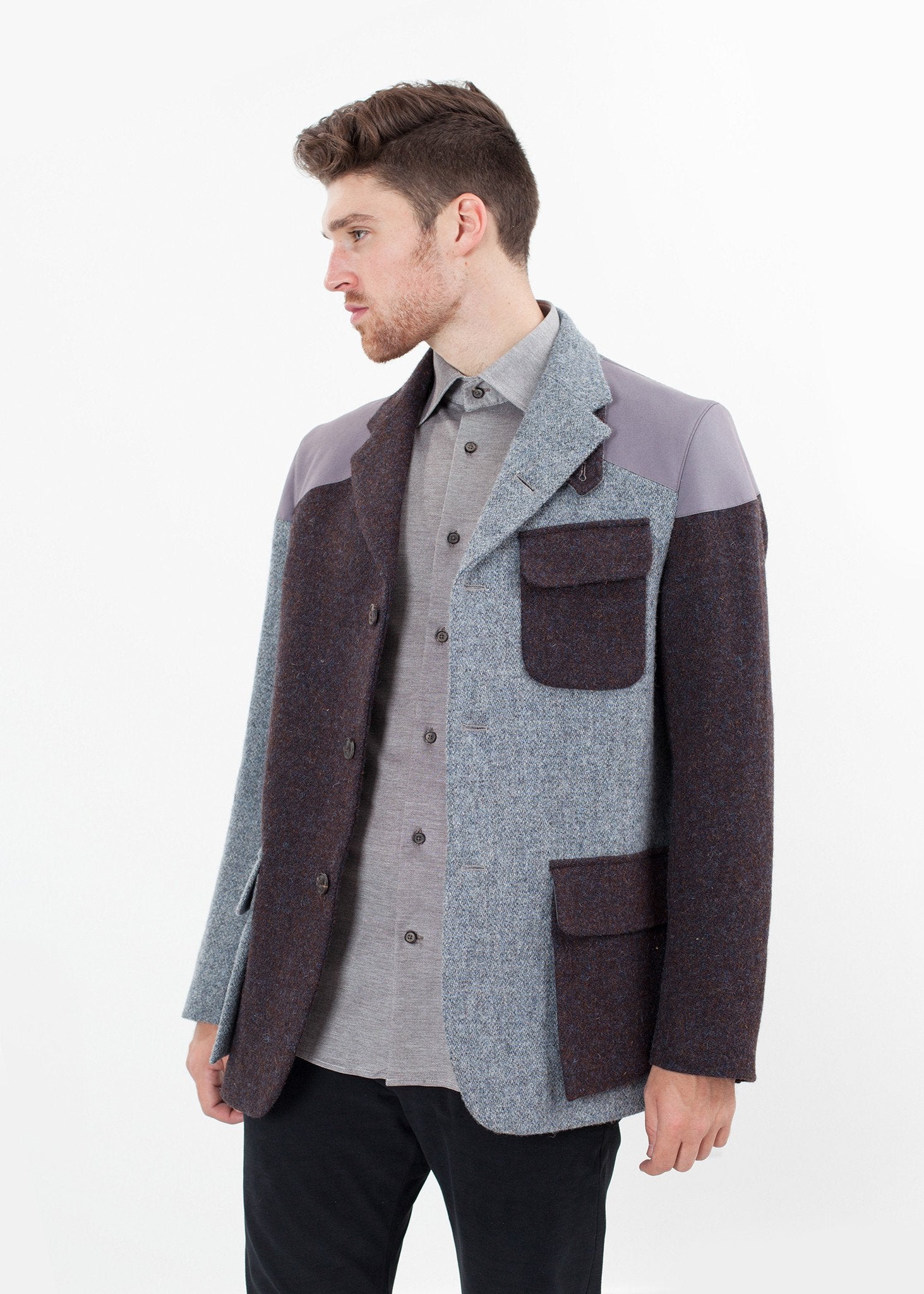 Crazy Mallory Jacket in Blue Mix|men's coats & jackets[option1]|[option2]|[option3] - hello