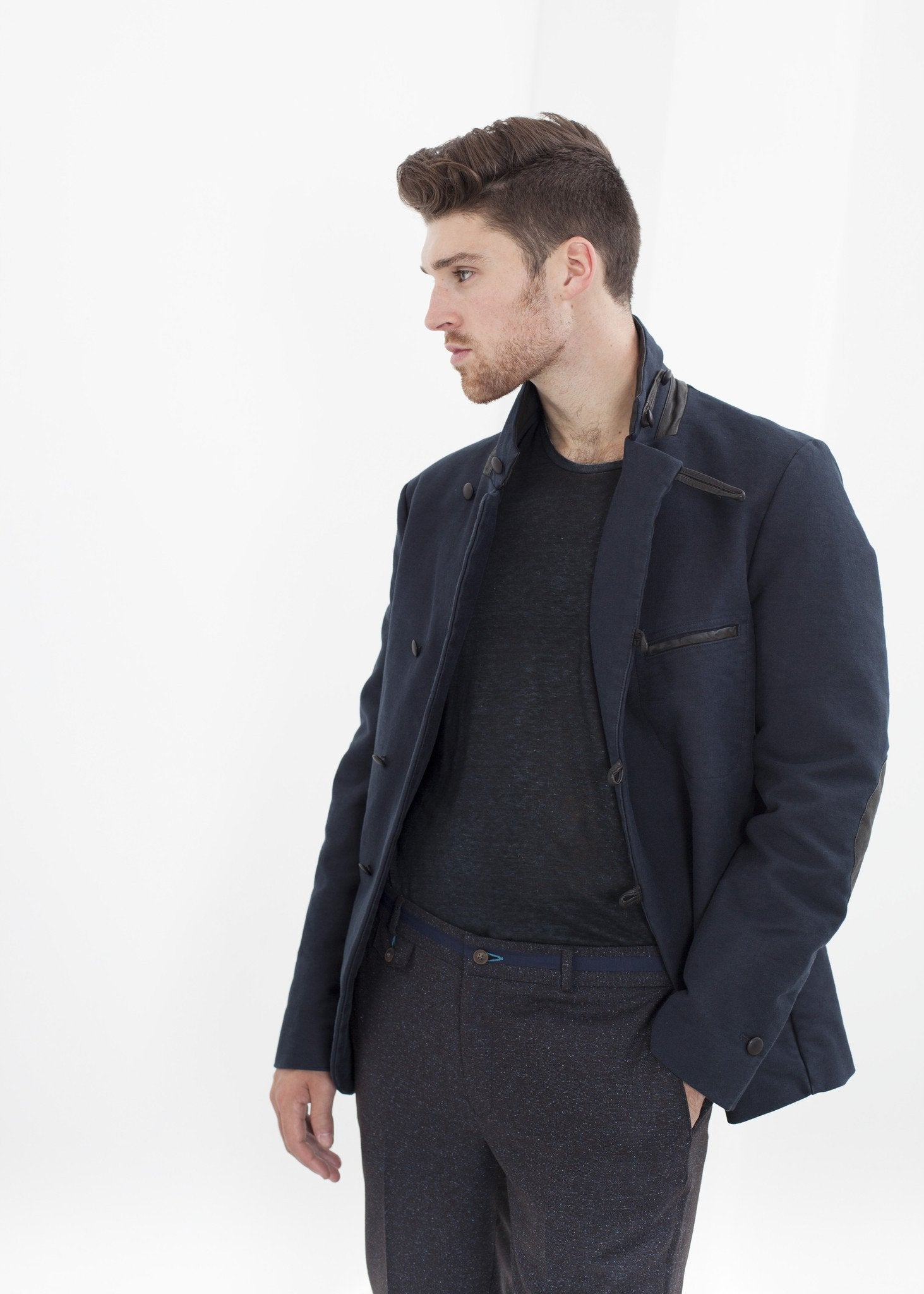 Taurin Jacket in Navy|men's coats & jackets[option1]|[option2]|[option3] - hello