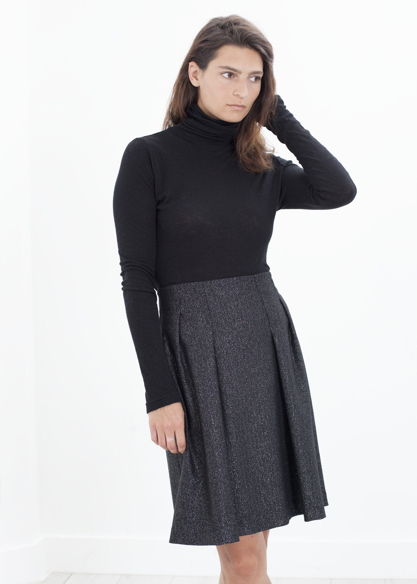 Pieghe Skirt|women's skirts[option1]|[option2]|[option3] - hello