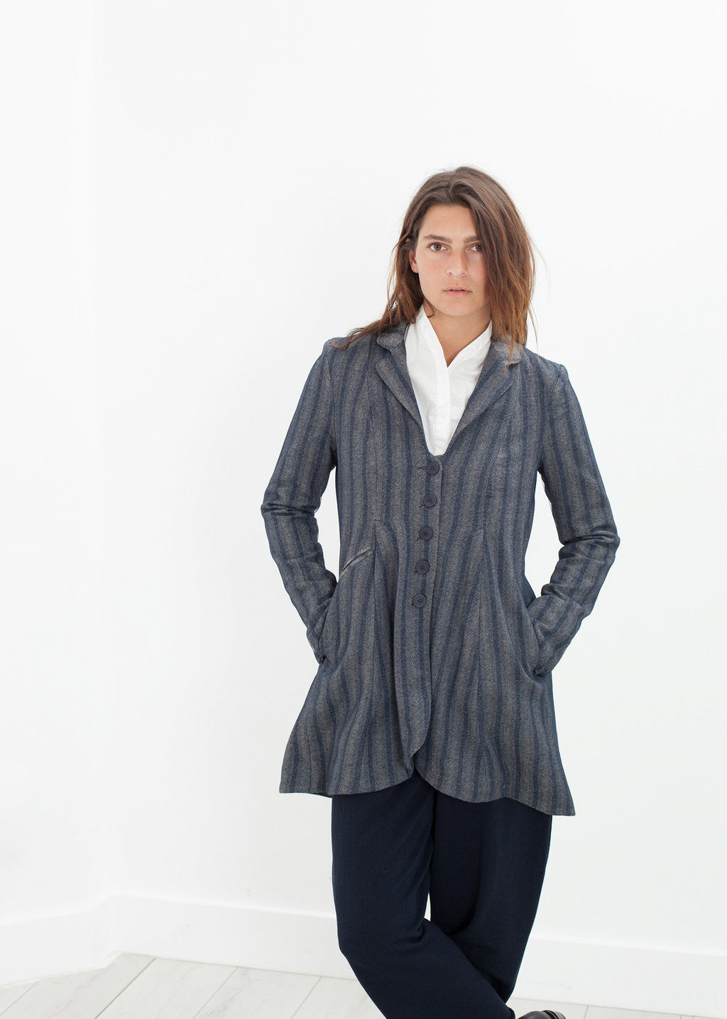 Panetier Jacket in Ink|women's coats & jackets[option1]|[option2]|[option3] - hello