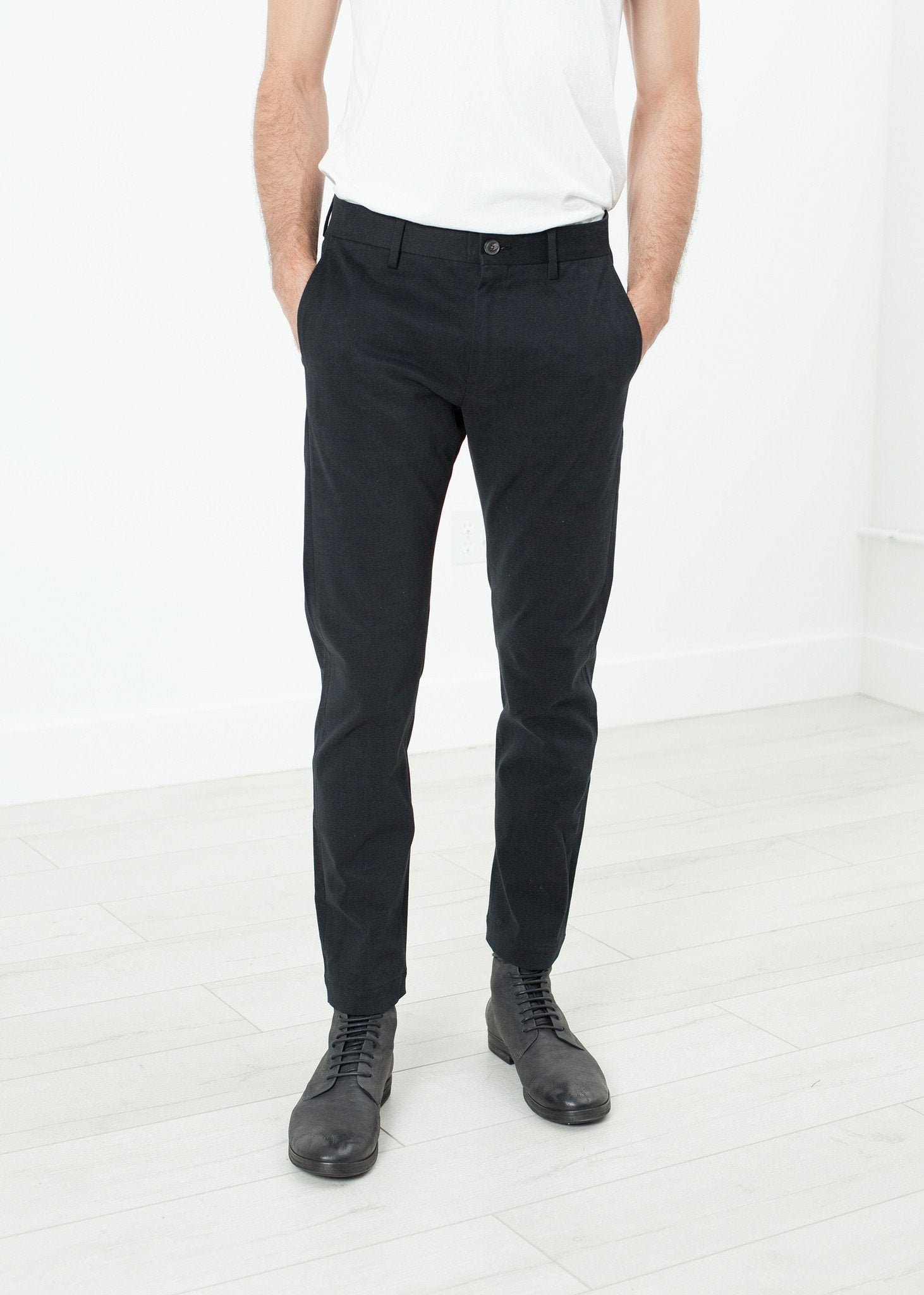 Men's Chino in Black|men's trousers[option1]|[option2]|[option3] - hello