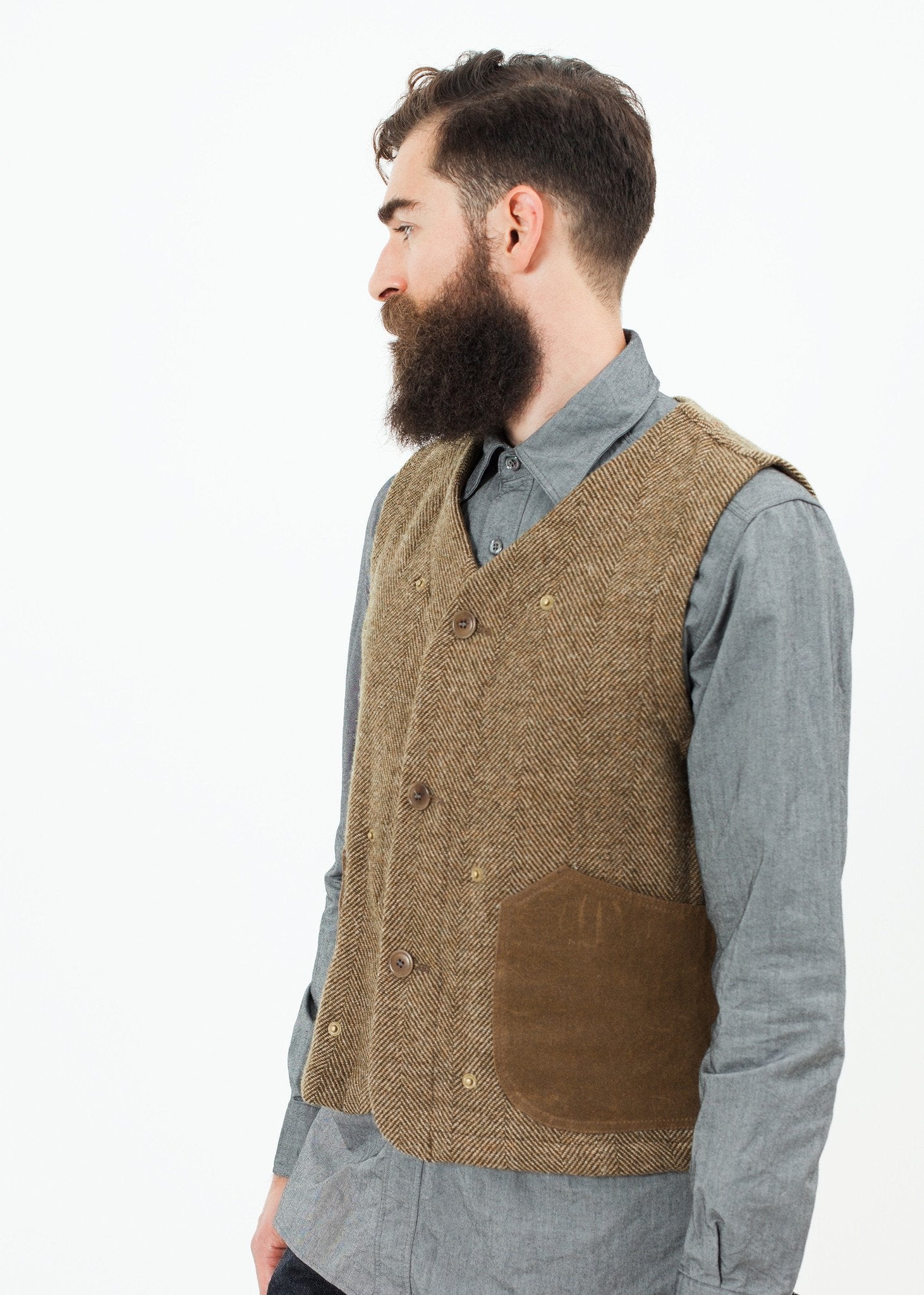 Work Vest in Tan|men's vests[option1]|[option2]|[option3] - hello