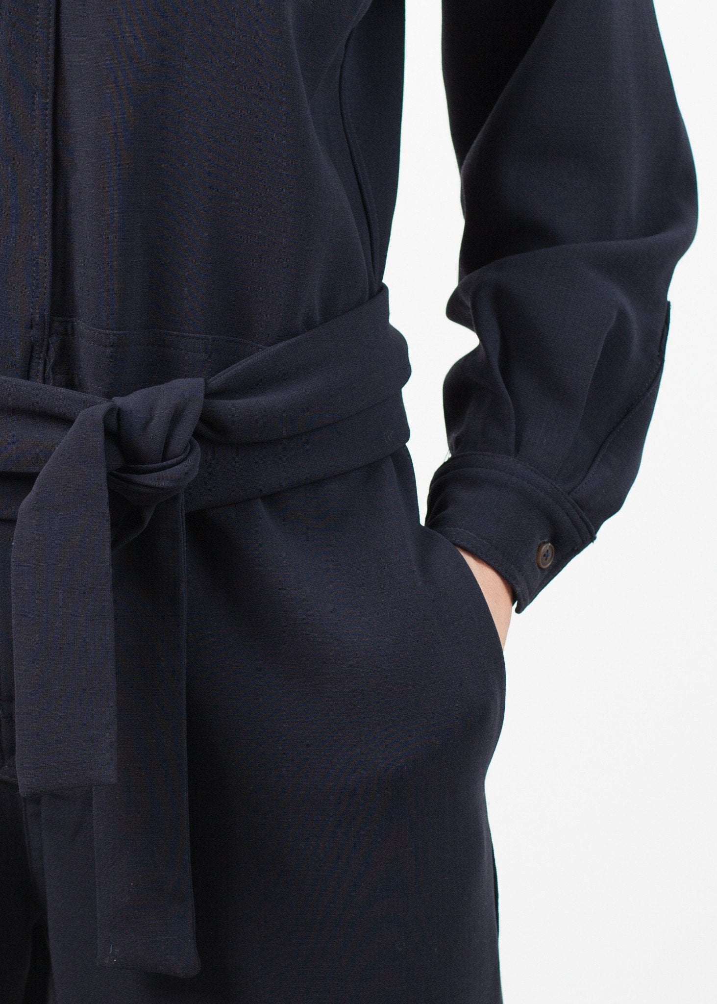 Worker Jumpsuit in Navy|women's jumpsuits[option1]|[option2]|[option3] - hello