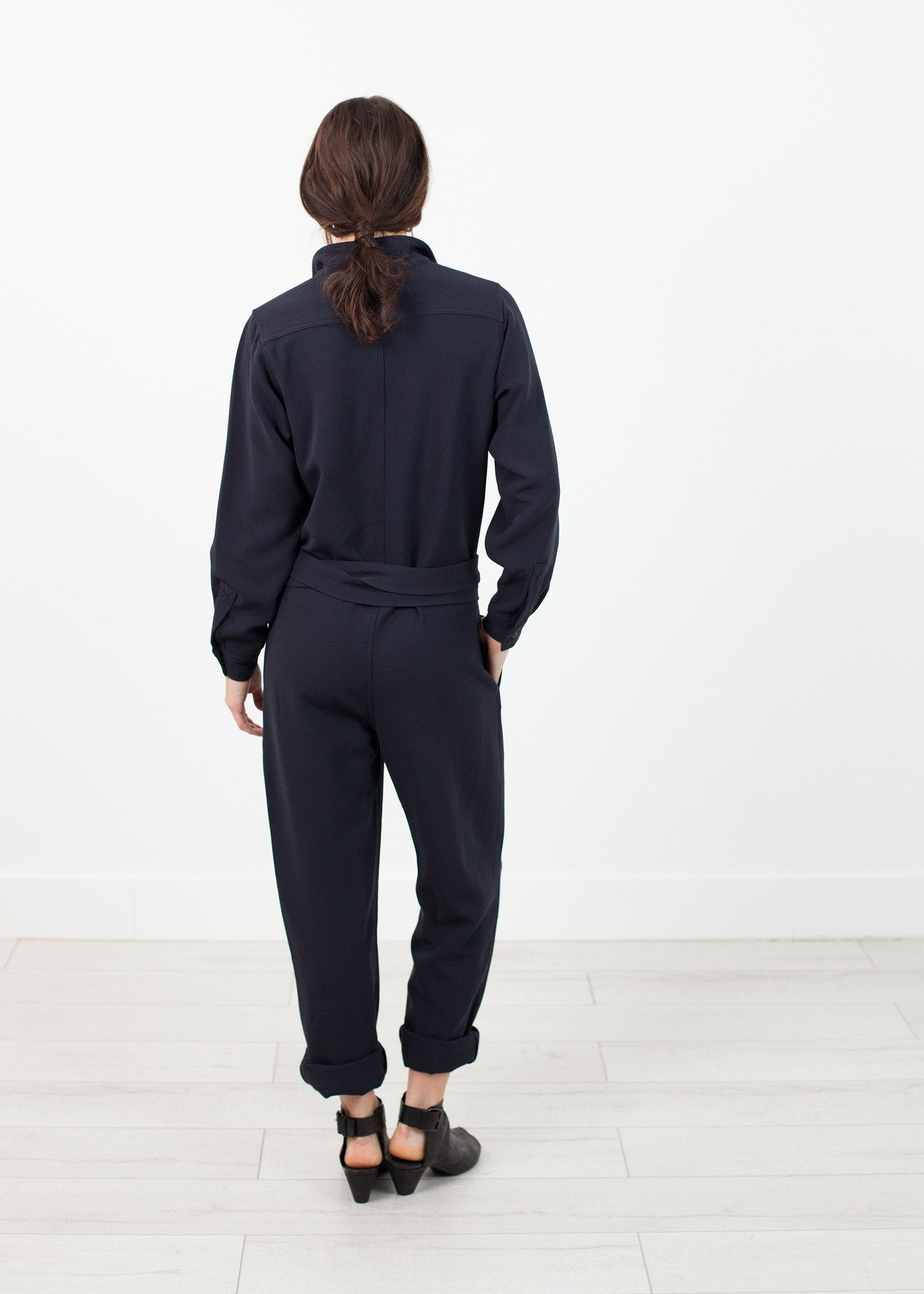 Worker Jumpsuit in Navy|women's jumpsuits[option1]|[option2]|[option3] - hello