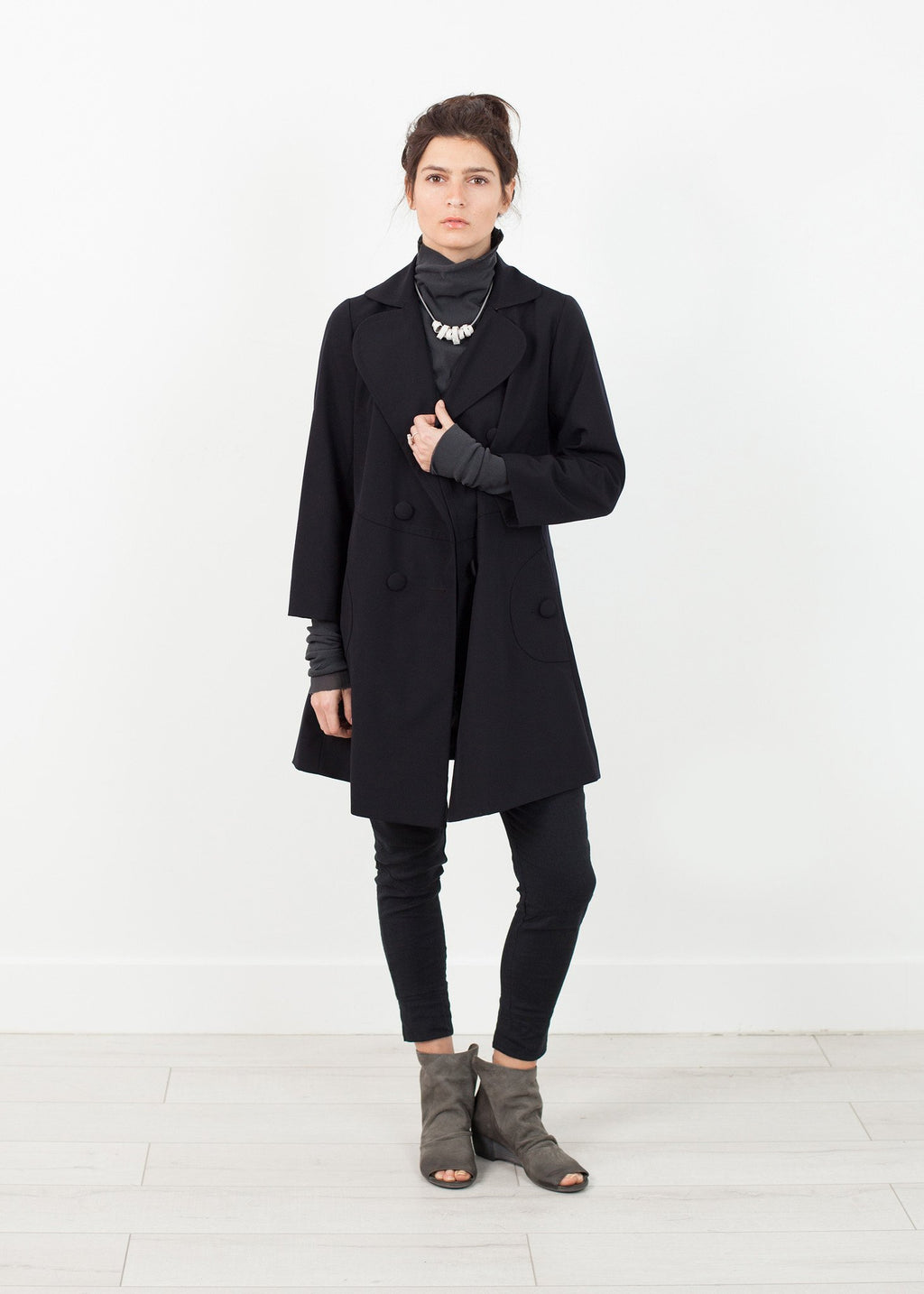 Day Coat in Navy|women's coats & jackets[option1]|[option2]|[option3] - hello