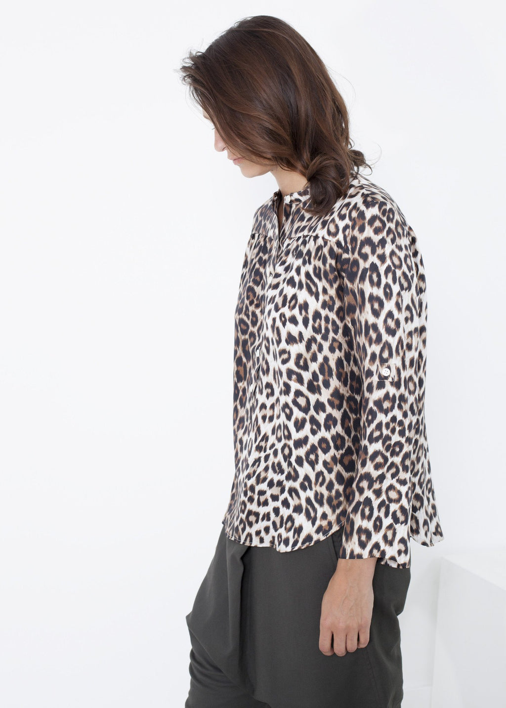 Madame L Blouse in Leopard|women's tops[option1]|[option2]|[option3] - hello