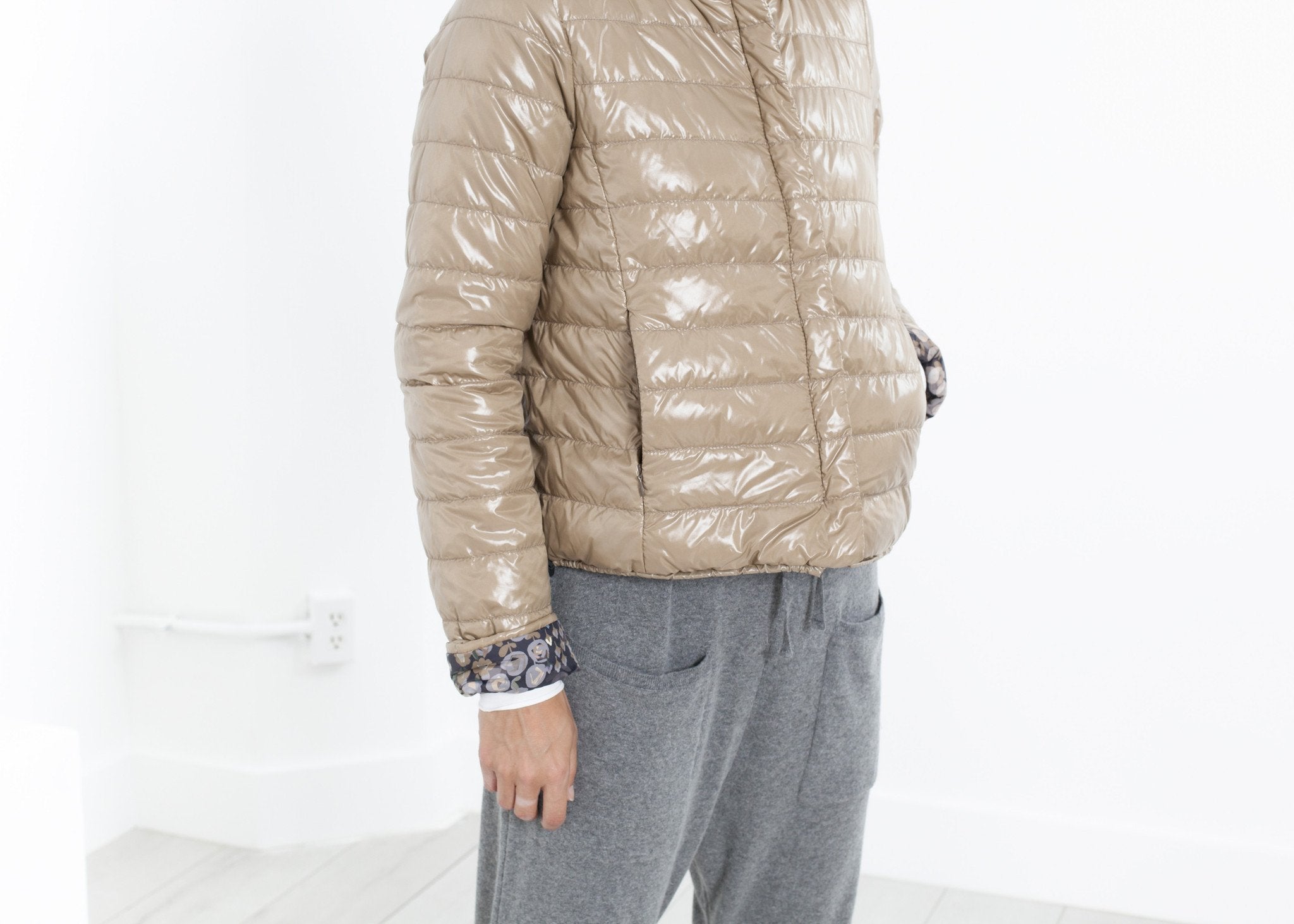 Deione Coat in Graphite Floral|women's coats & jackets[option1]|[option2]|[option3] - hello