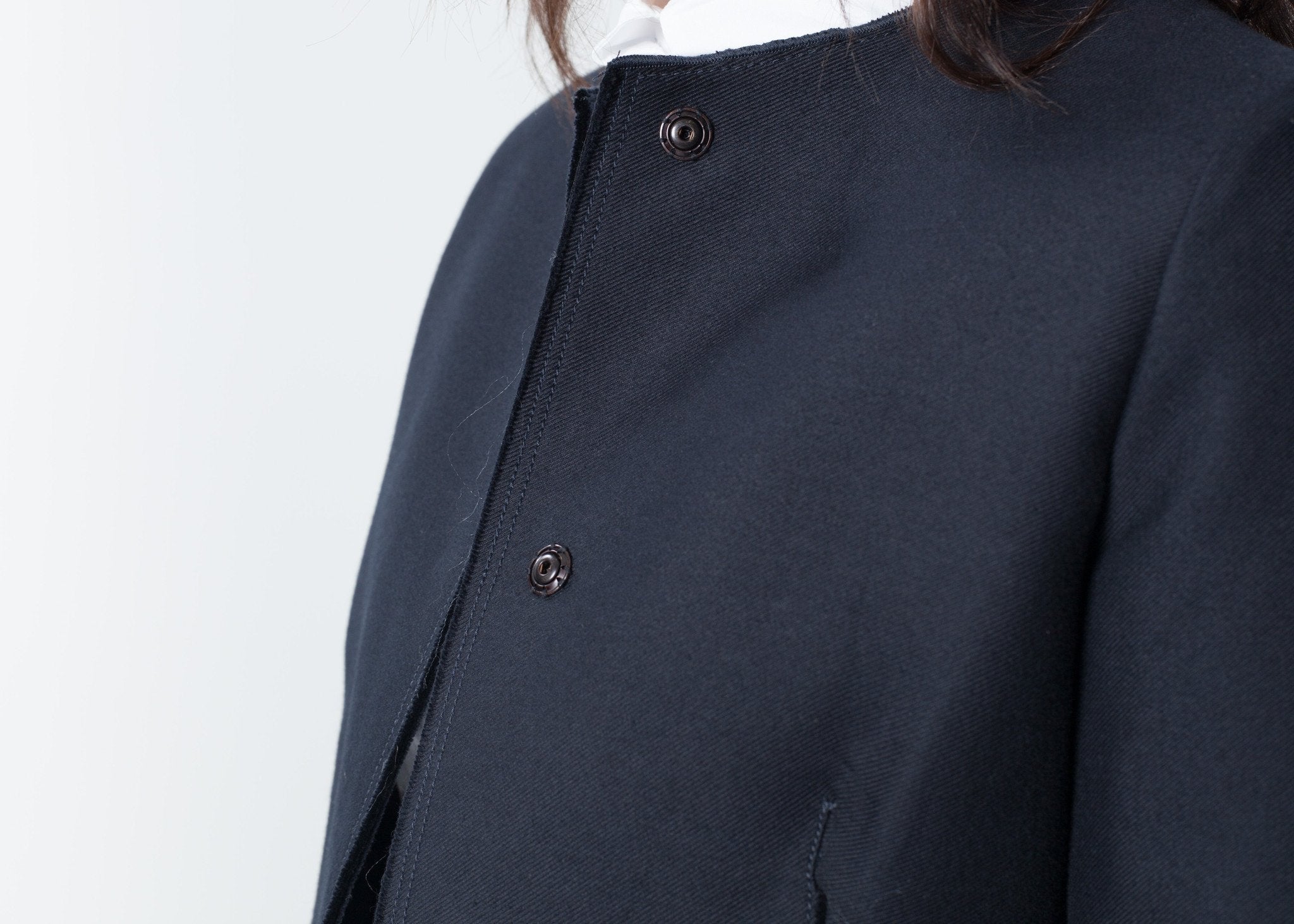 Tessuto Jacket in Navy|women's coats & jackets[option1]|[option2]|[option3] - hello