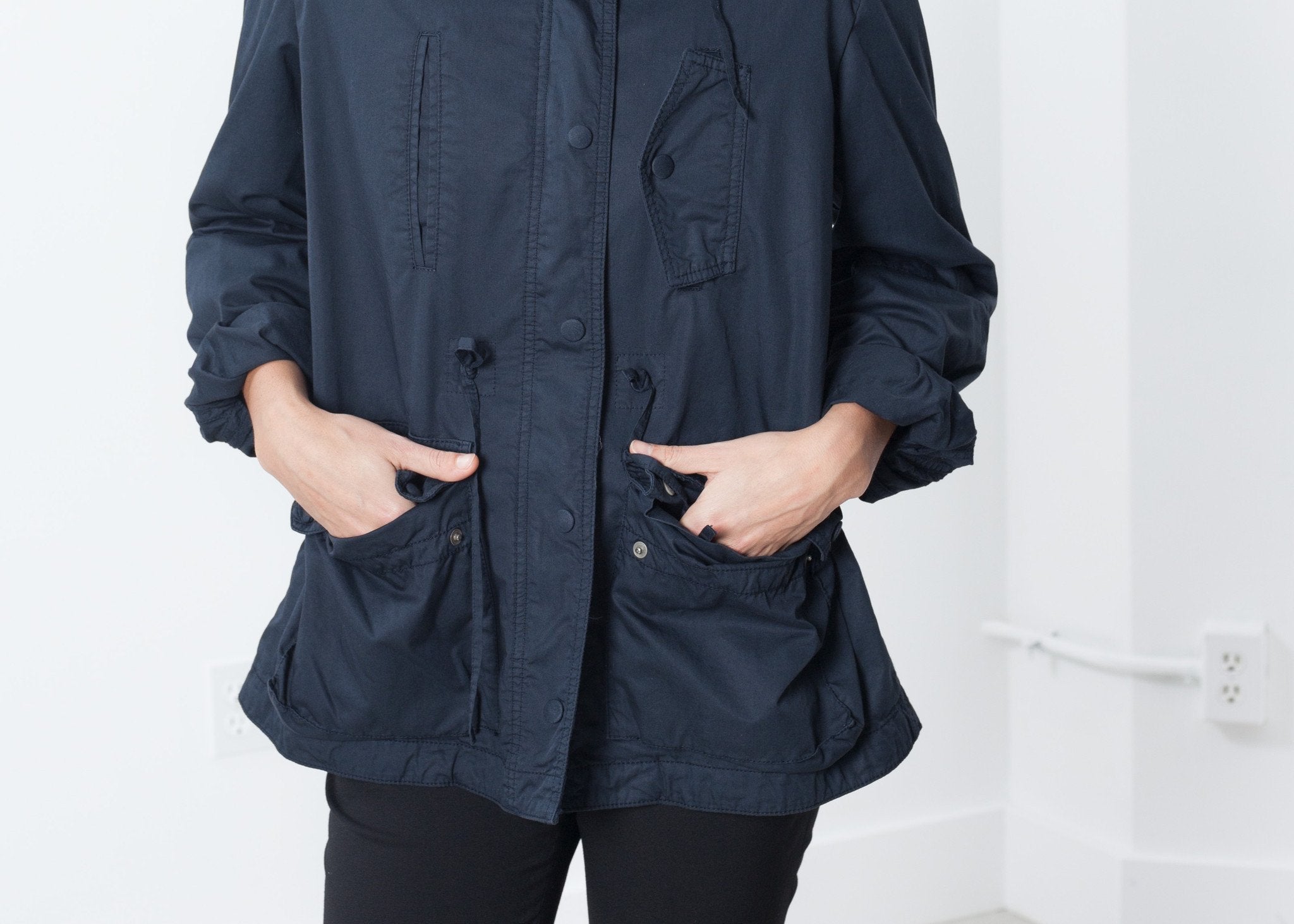 Marquee Coat in Steel|women's coats & jackets[option1]|[option2]|[option3] - hello