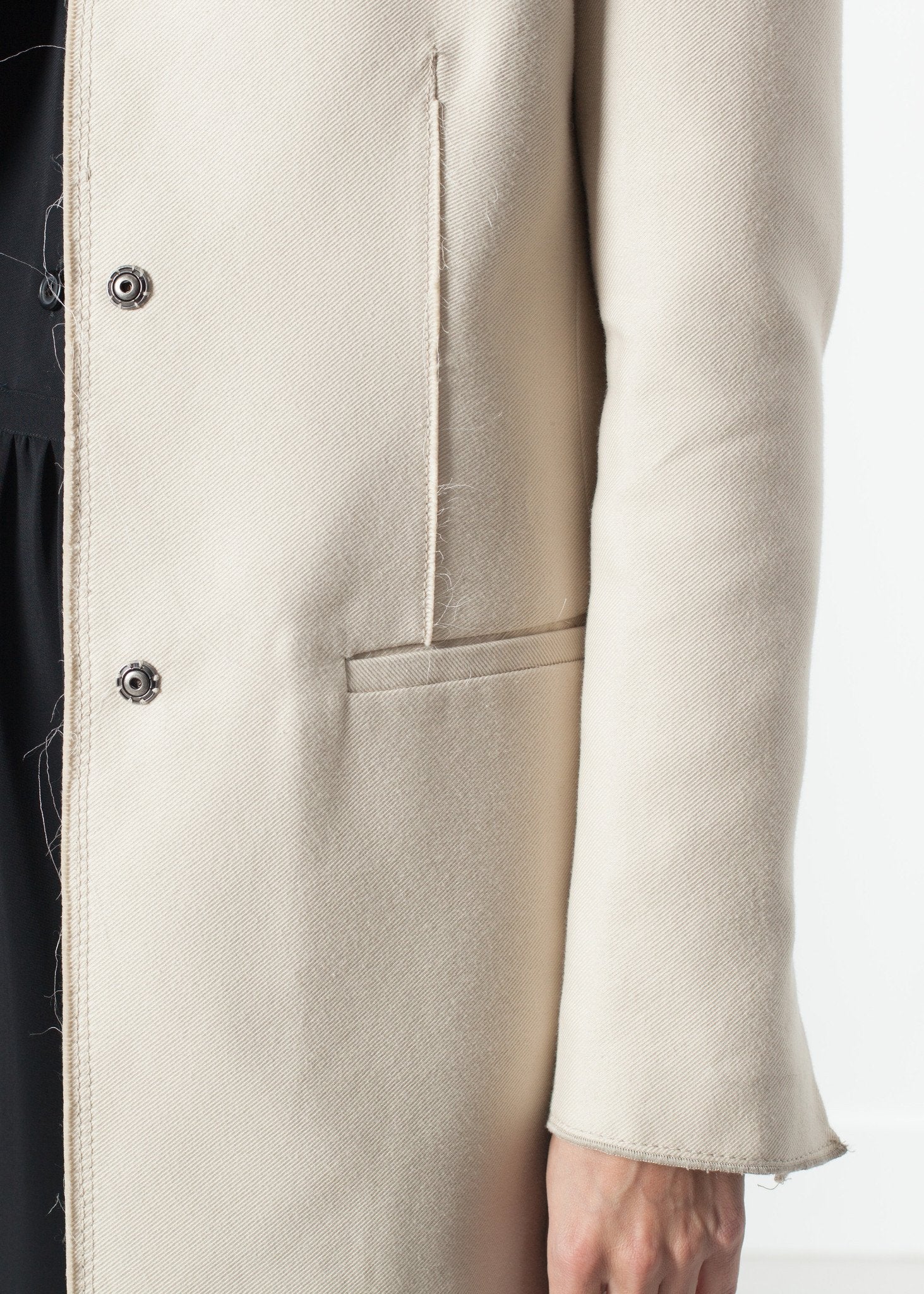 Tessuto Jacket in Cream|women's coats & jackets[option1]|[option2]|[option3] - hello