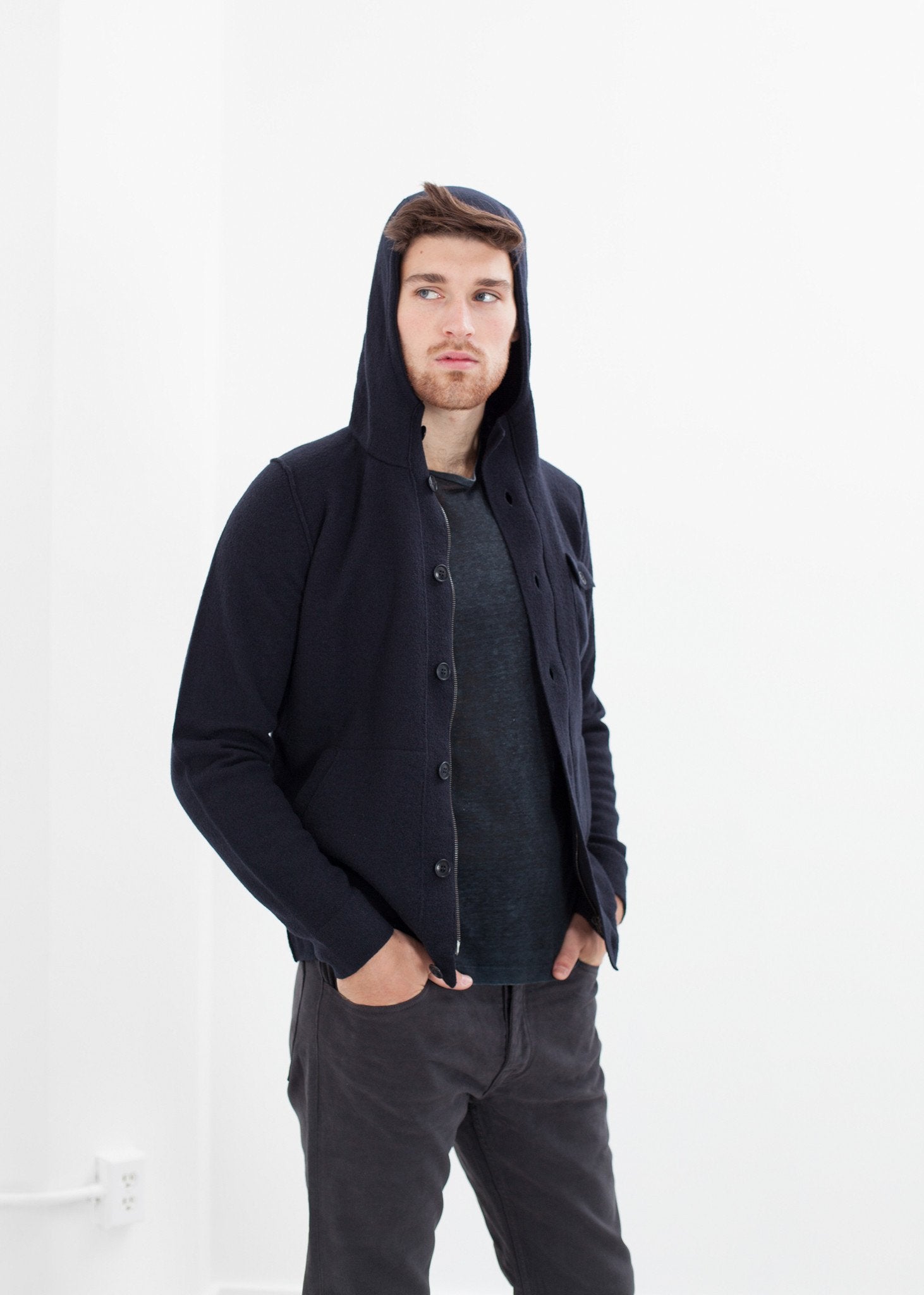 Hubbard Jacket in Navy|men's coats & jackets[option1]|[option2]|[option3] - hello