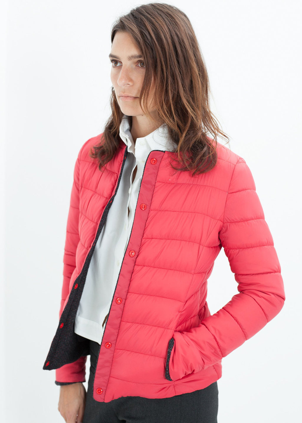 Camelia Reversible Jacket in Black/Red|Women's[option1]|[option2]|[option3] - hello