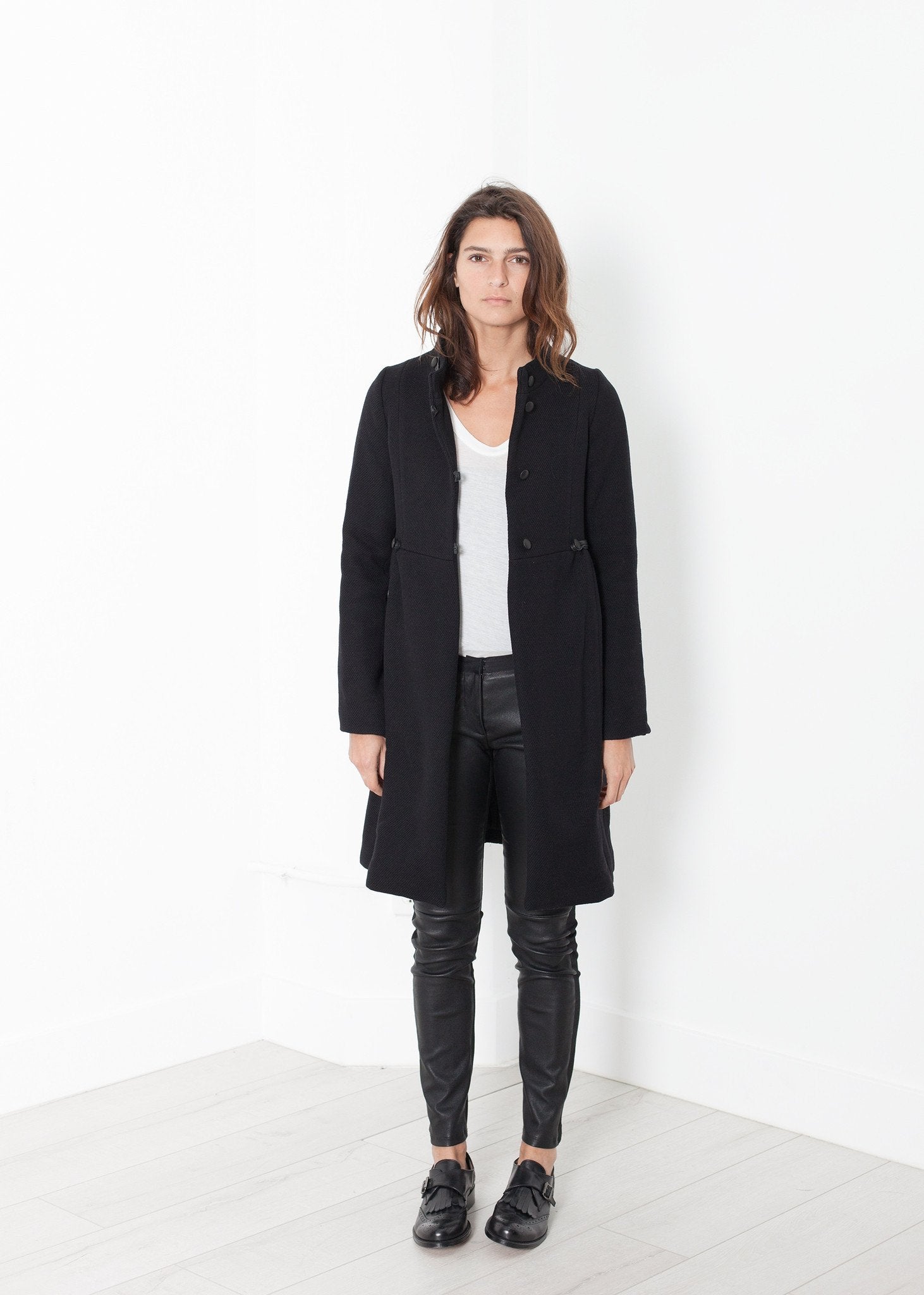 Zoulou Coat in Black|women's coats & jackets[option1]|[option2]|[option3] - hello