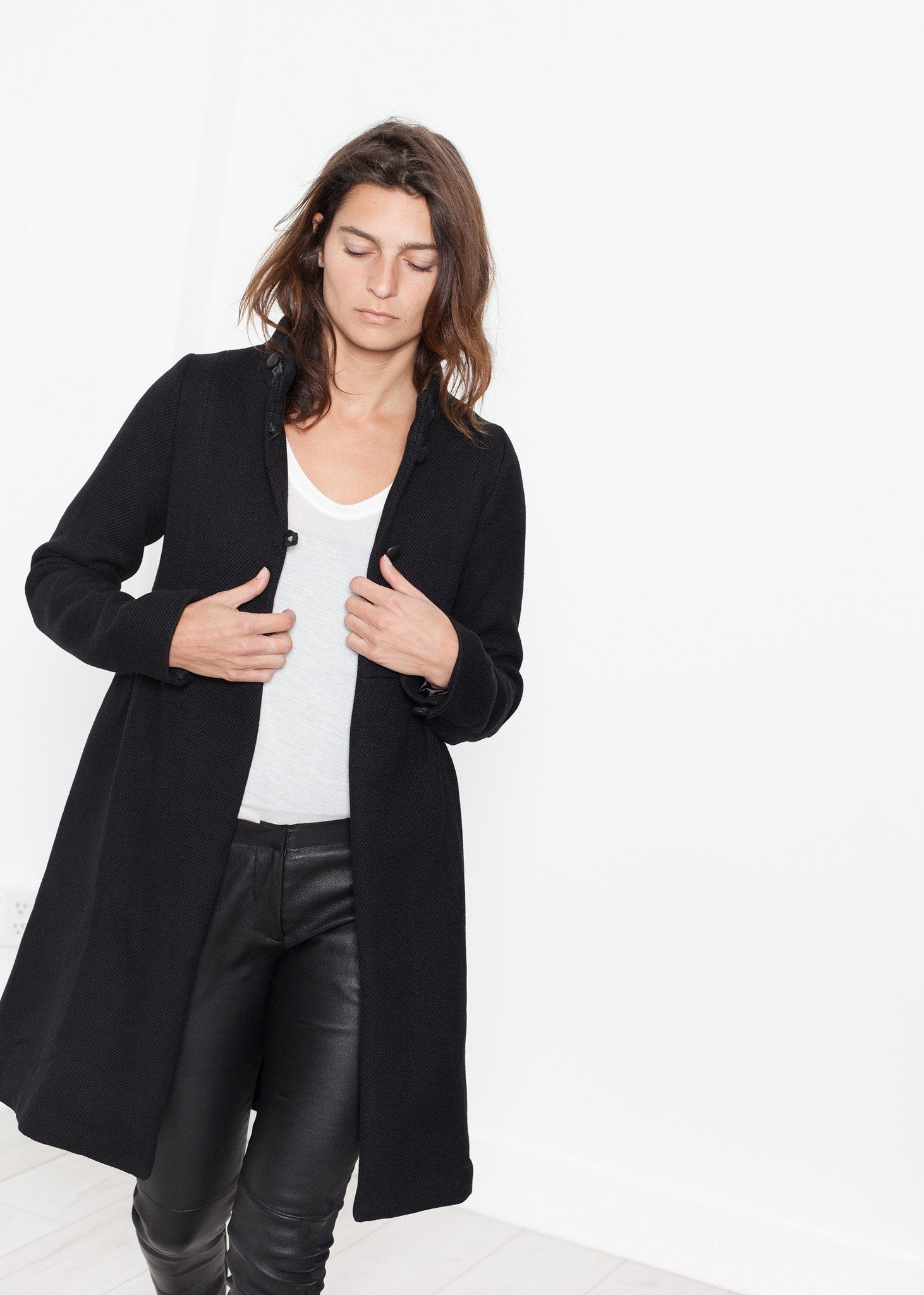 Zoulou Coat in Black|women's coats & jackets[option1]|[option2]|[option3] - hello