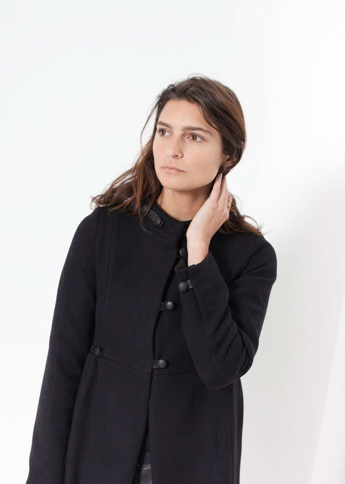 Zoulou Coat in Black|women's coats & jackets[option1]|[option2]|[option3] - hello