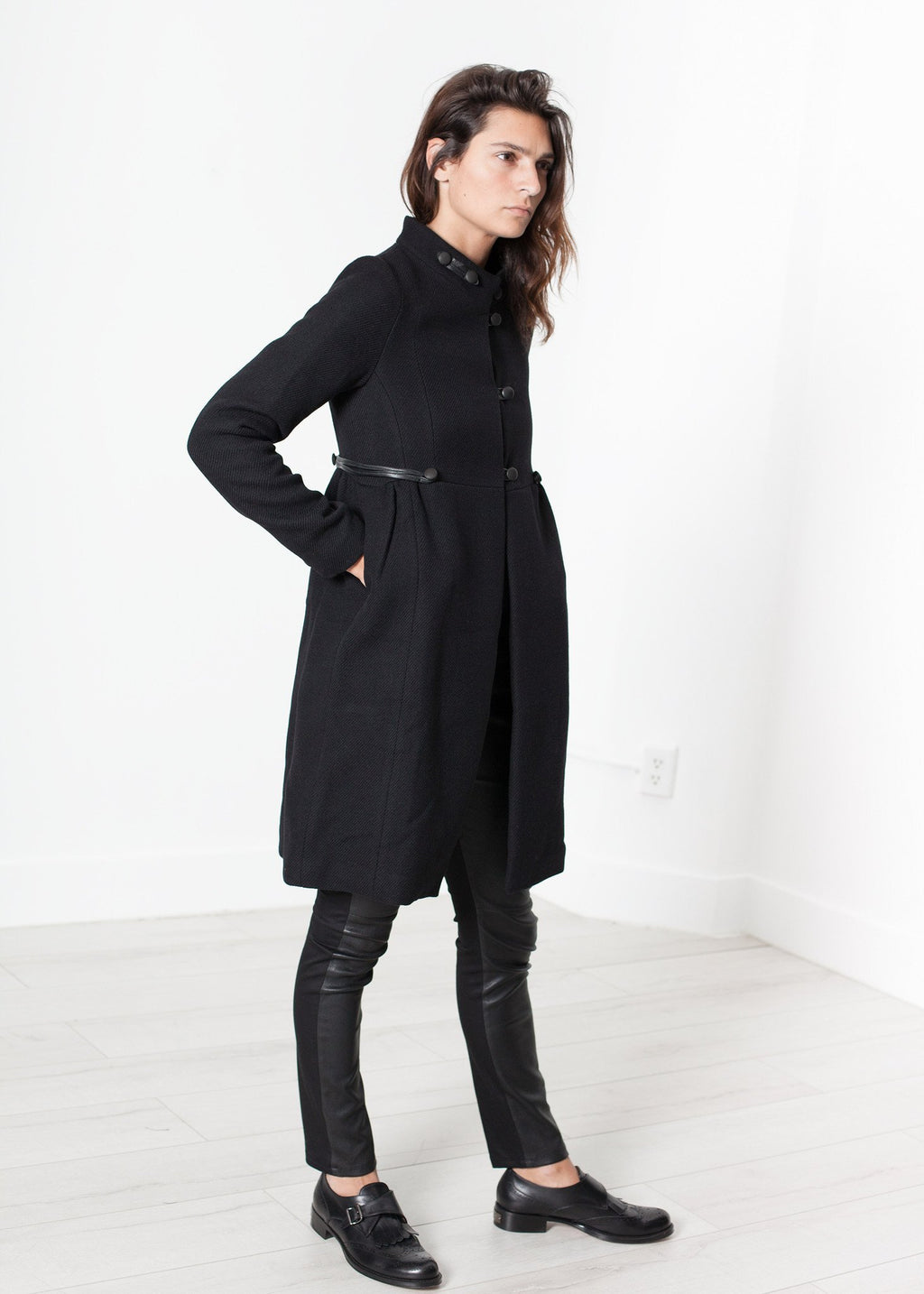 Zoulou Coat in Black|women's coats & jackets[option1]|[option2]|[option3] - hello