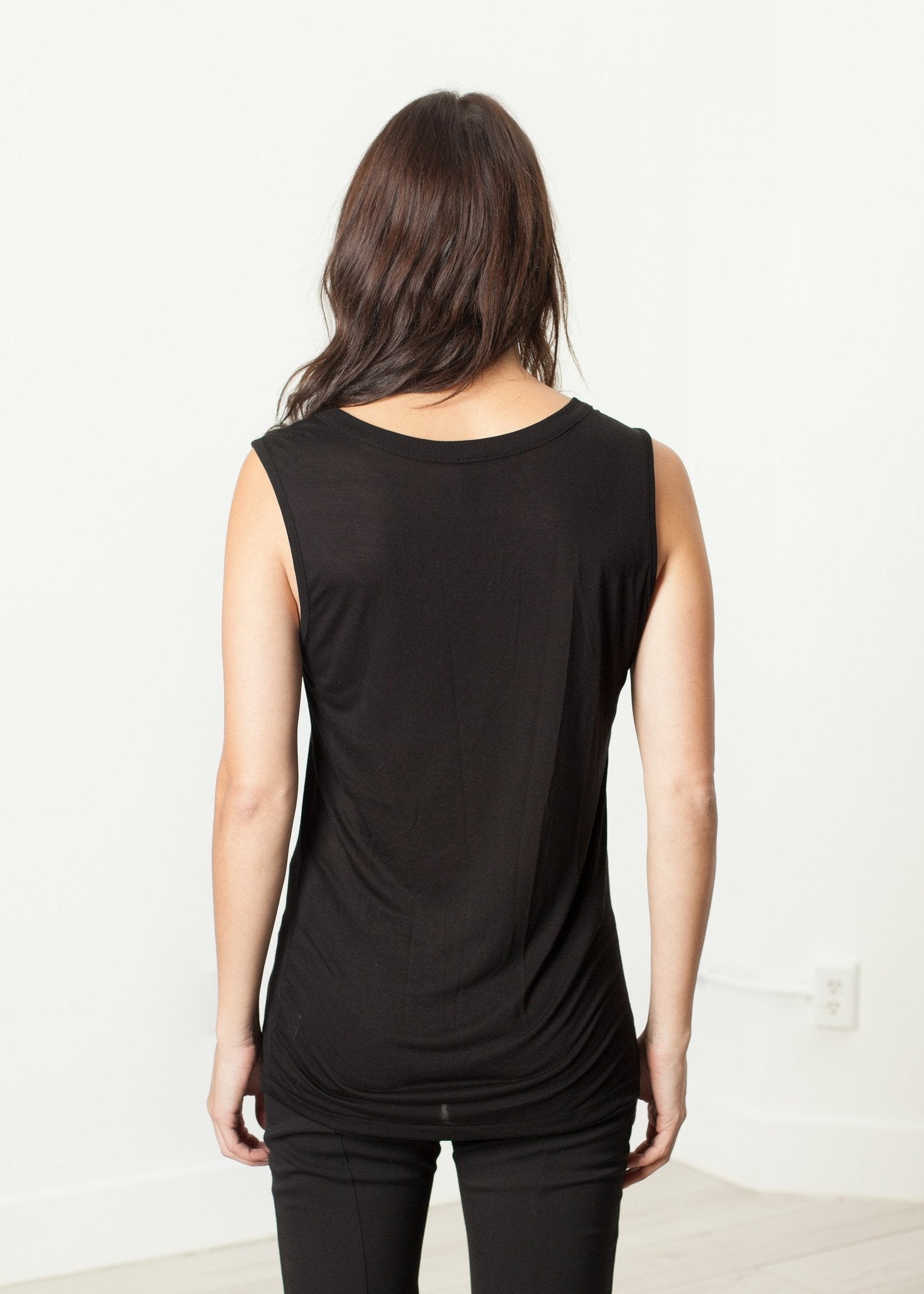 Millenium Tank in Black|women's t-shirts[option1]|[option2]|[option3] - hello