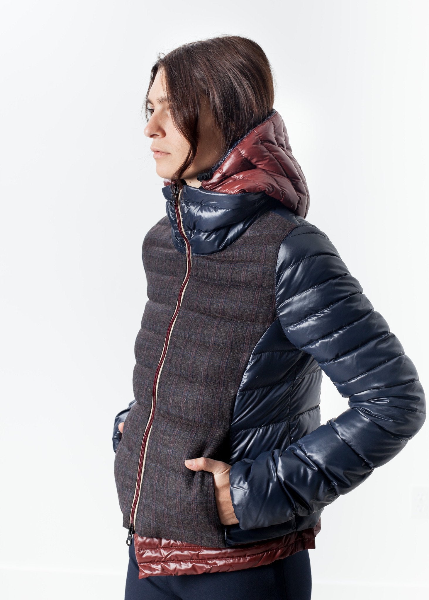 Cinosura Coat in Navy|women's coats & jackets[option1]|[option2]|[option3] - hello