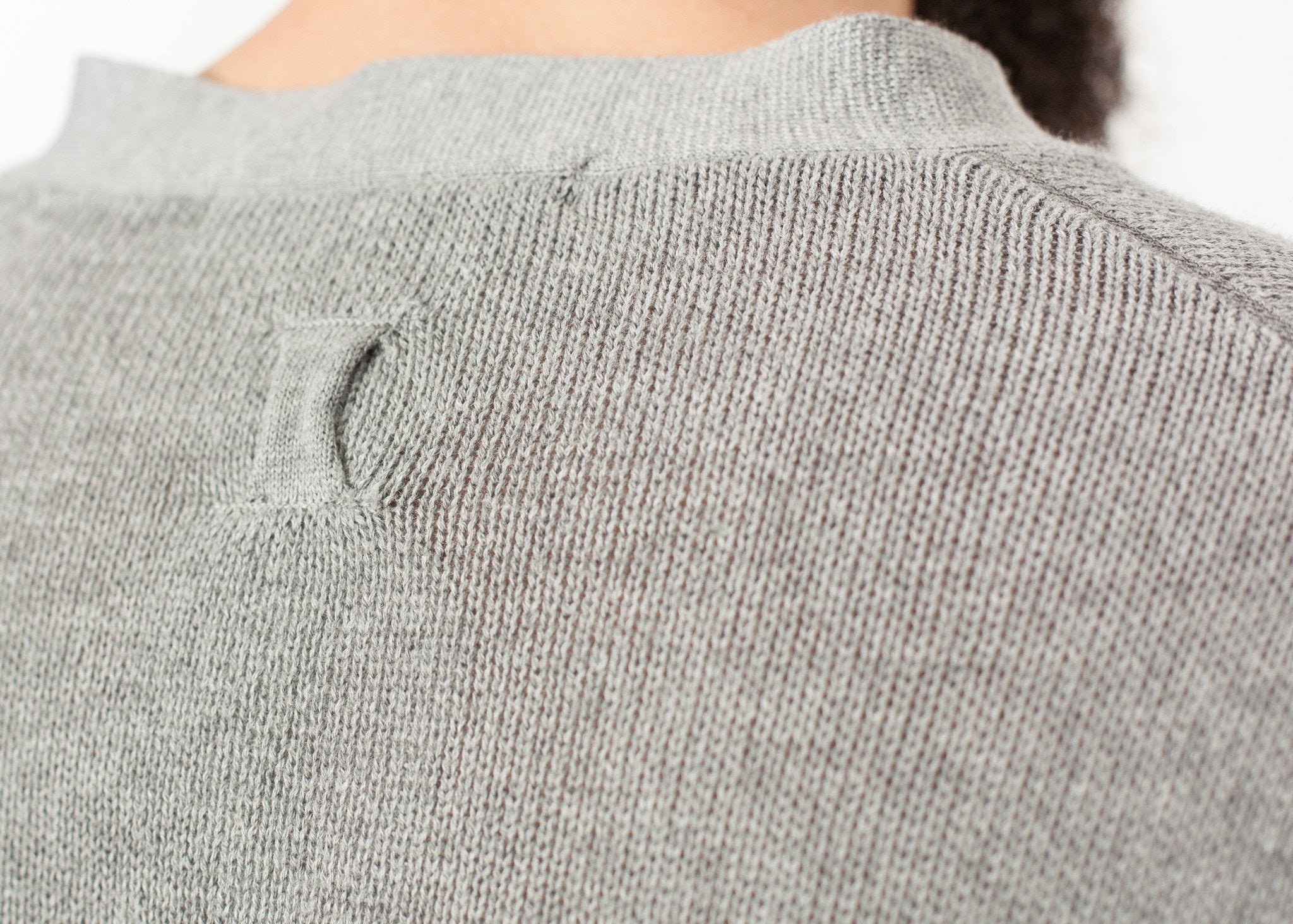 Garbo Henley in Grey|men's knitwear[option1]|[option2]|[option3] - hello