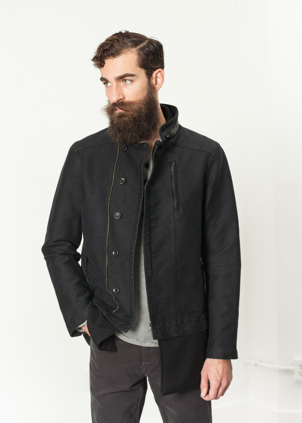 Morten Jacket in Black|men's coats & jackets[option1]|[option2]|[option3] - hello