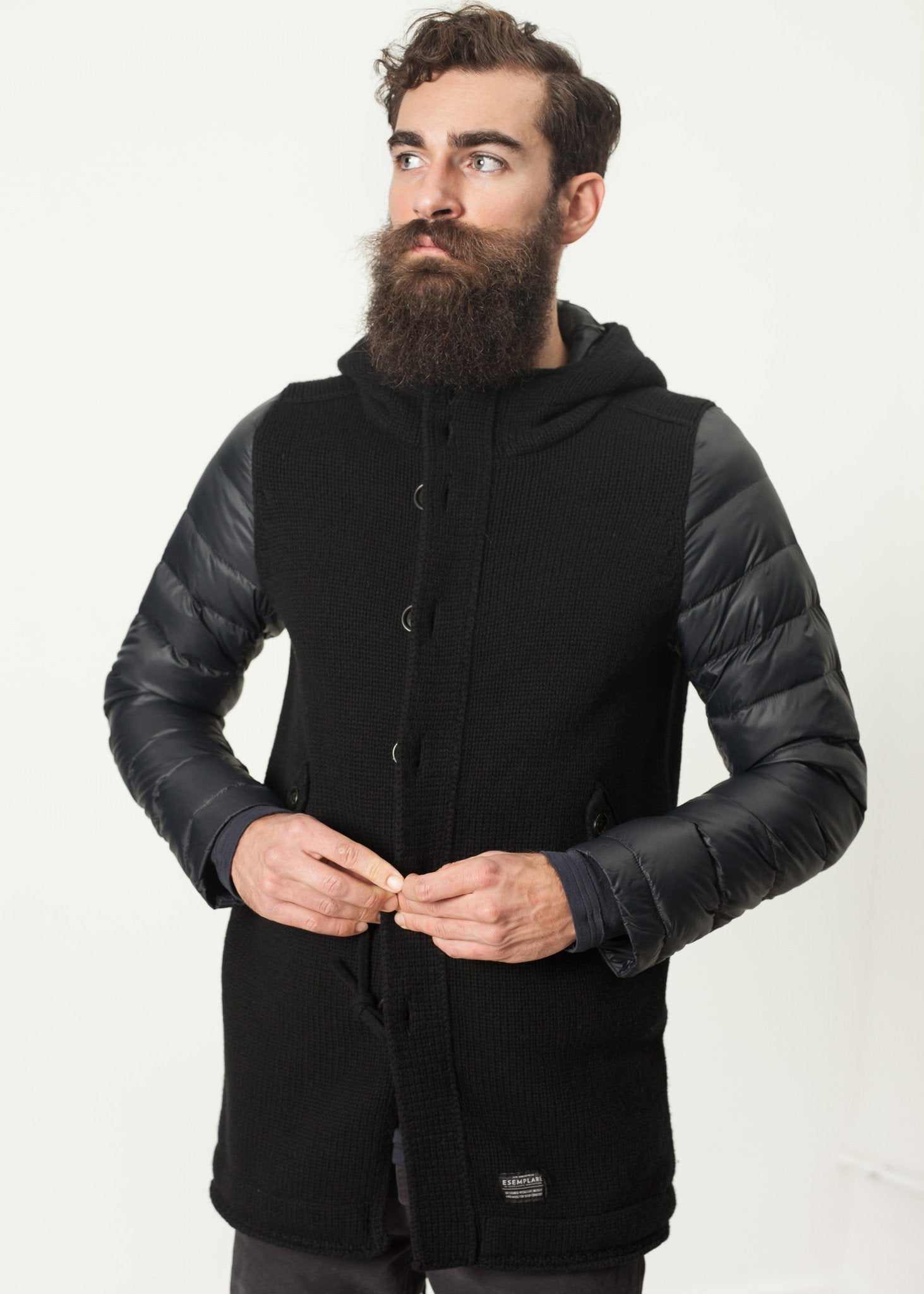 Hooded Parka in Black|men's coats & jackets[option1]|[option2]|[option3] - hello