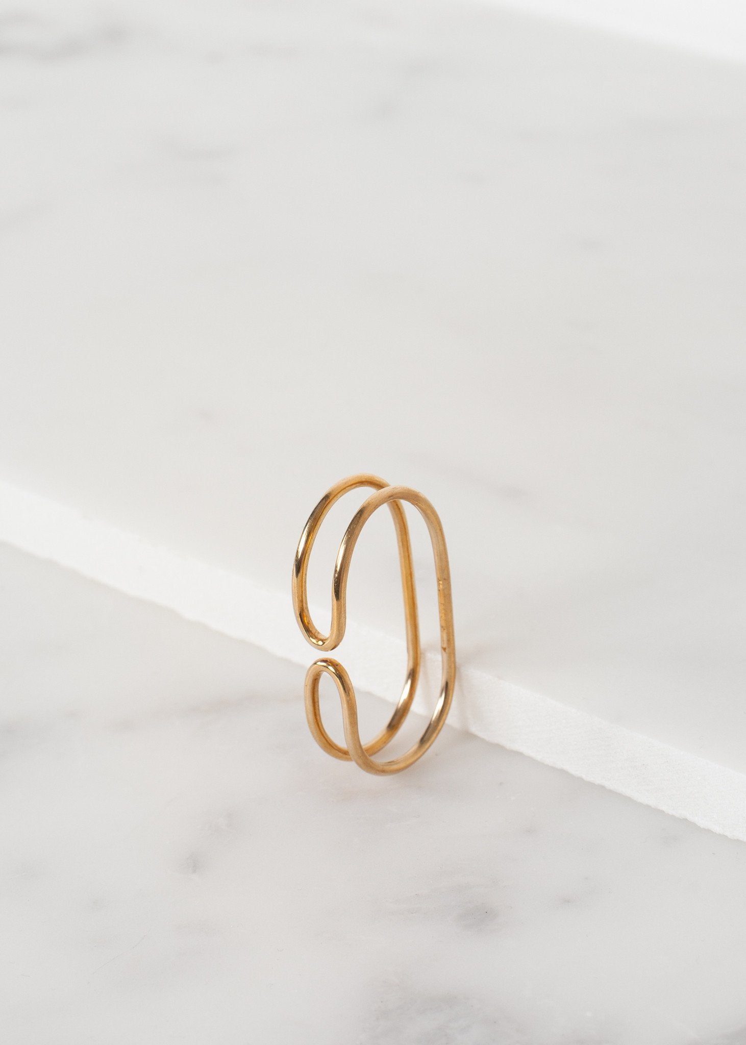 Ring 83 in Gold|unisex rings[option1]|[option2]|[option3] - hello