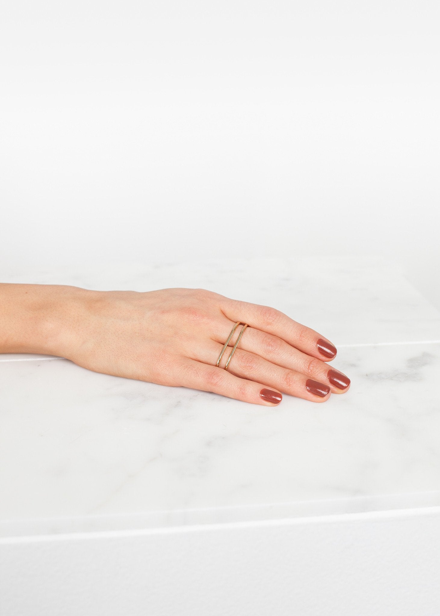 Ring 83 in Gold|unisex rings[option1]|[option2]|[option3] - hello