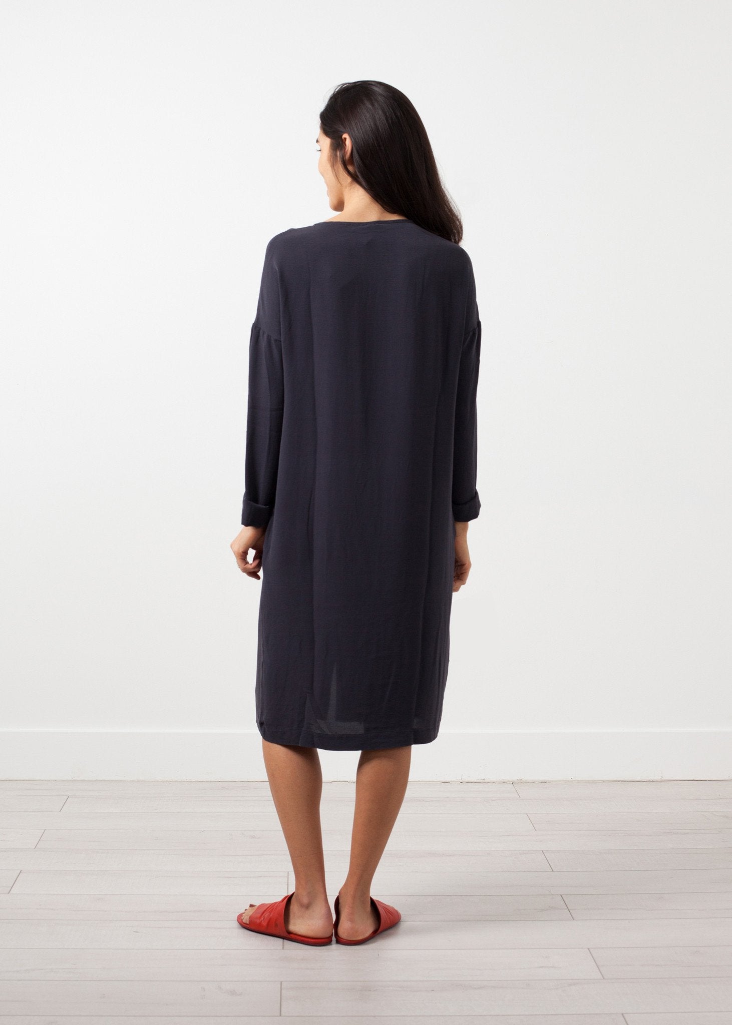 Long Sleeve Silk Dress|women's dresses[option1]|[option2]|[option3] - hello